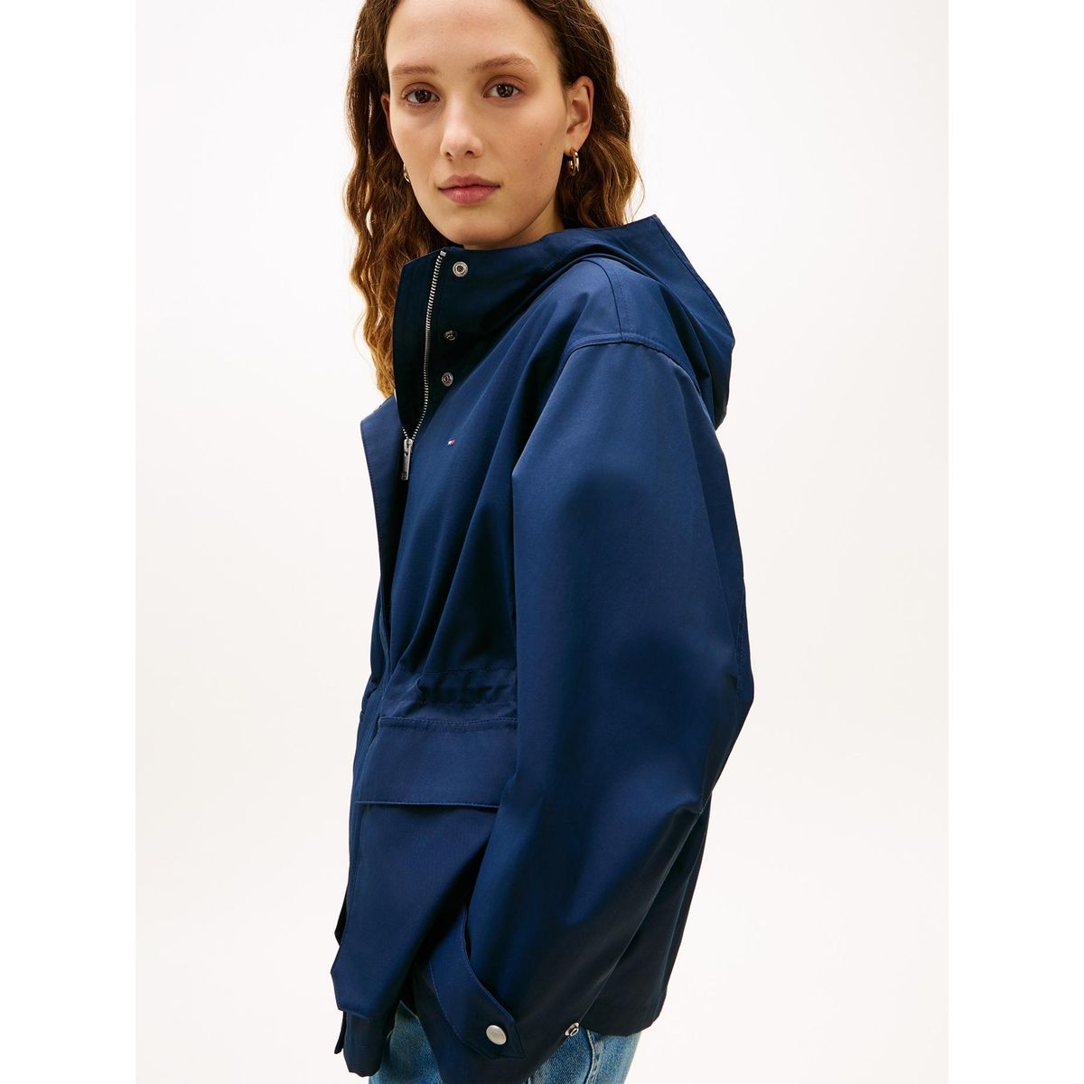 TOMMY HILFIGER - Chaqueta multicolor utility con capota Tommy Hilfiger