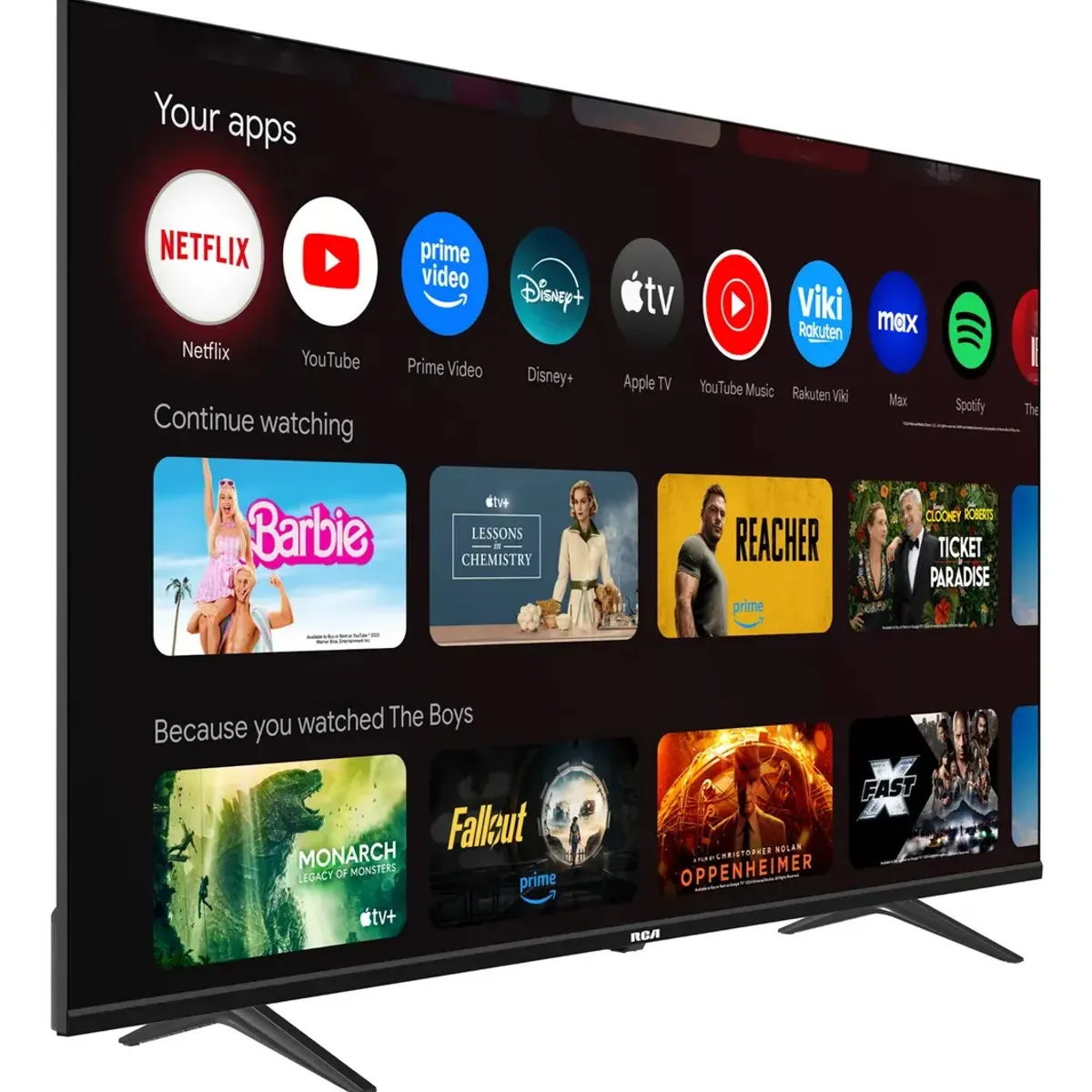 RCA - Tv 55 Pulgadas Smart Tv Uhd 4k R55m-u4g Google Tv Rca