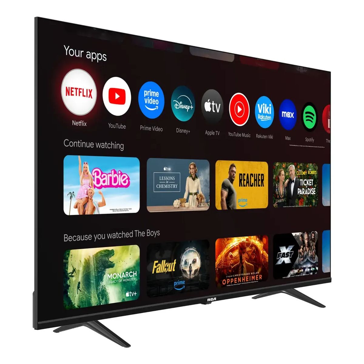 RCA - Tv 55 Pulgadas Smart Tv Uhd 4k R55m-u4g Google Tv Rca