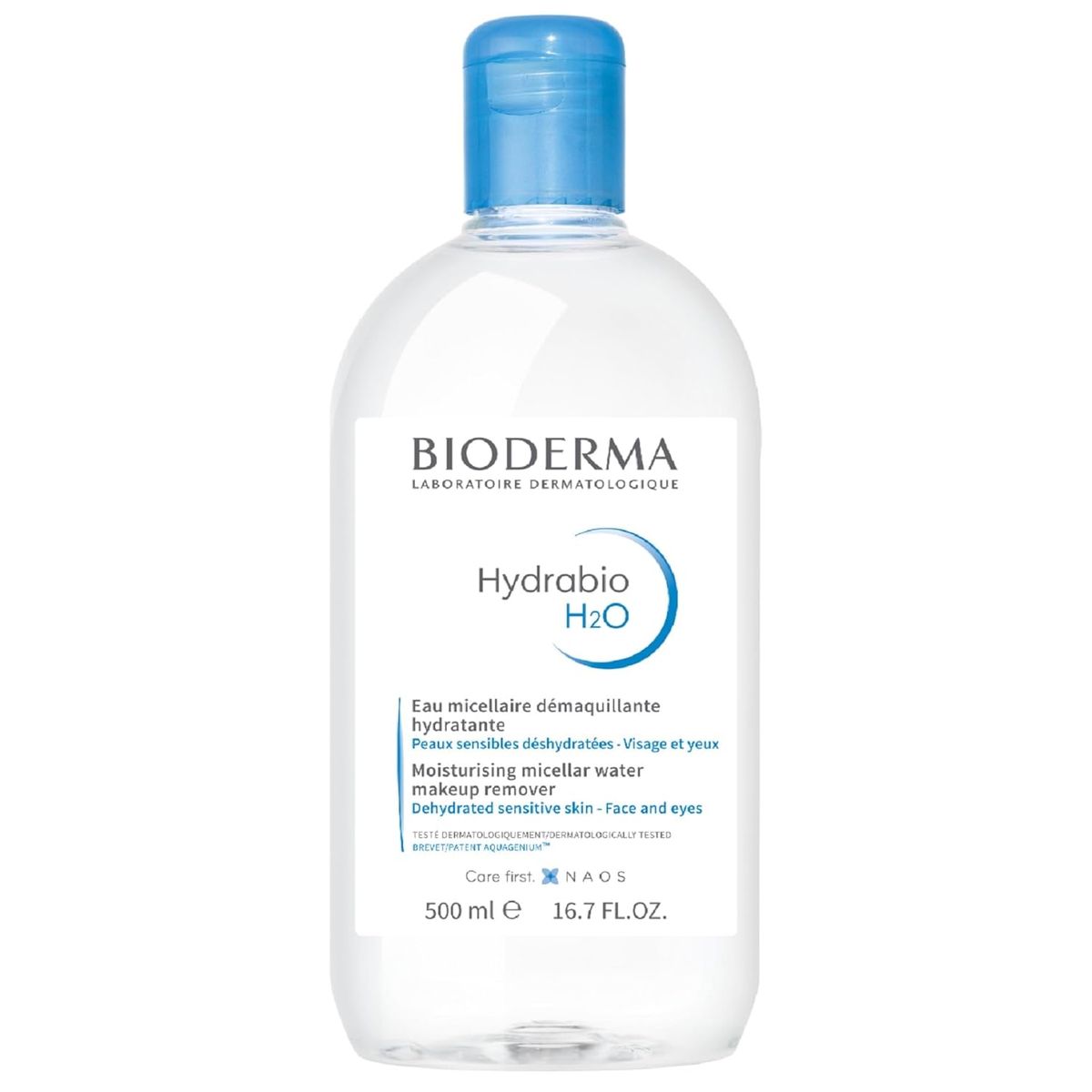 BIODERMA - Bioderma - Agua micelar Hydrabio H2O - Limpiador facial y desmaquillante