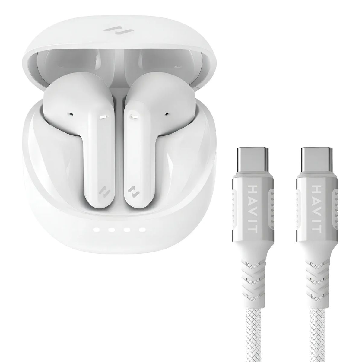 HAVIT - Set Auriculares Inalámbricos Havit Tw931 , Bluetooth 5.0  + Cable Magnético