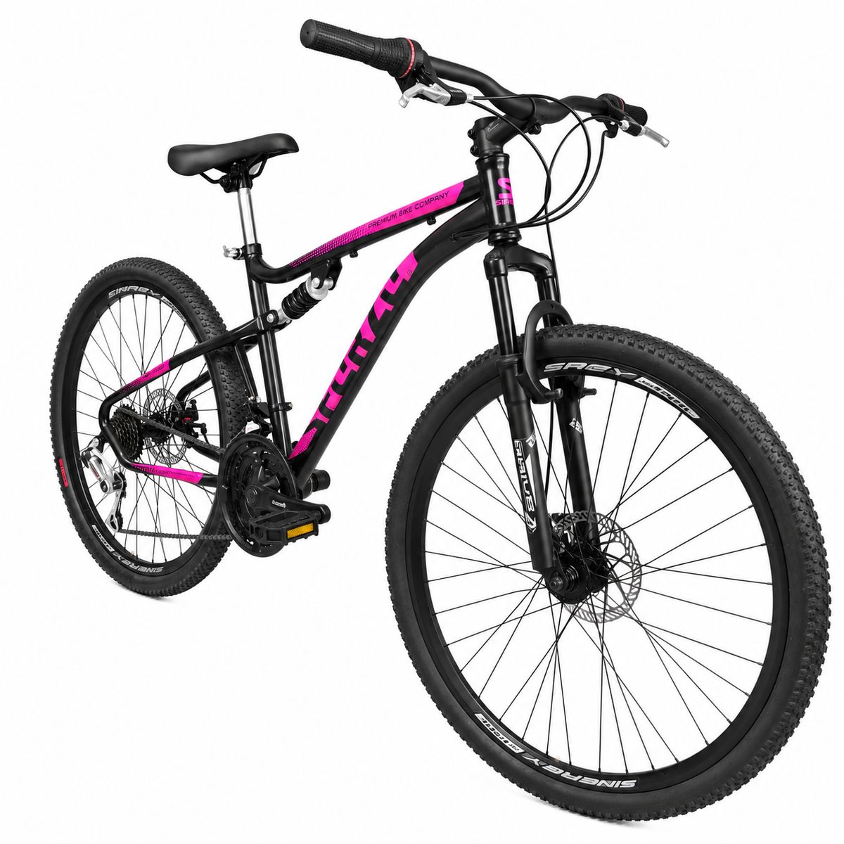 SFORZO - Bicicleta Todoterreno Doble Suspensión Rin 27.5  21 Vel