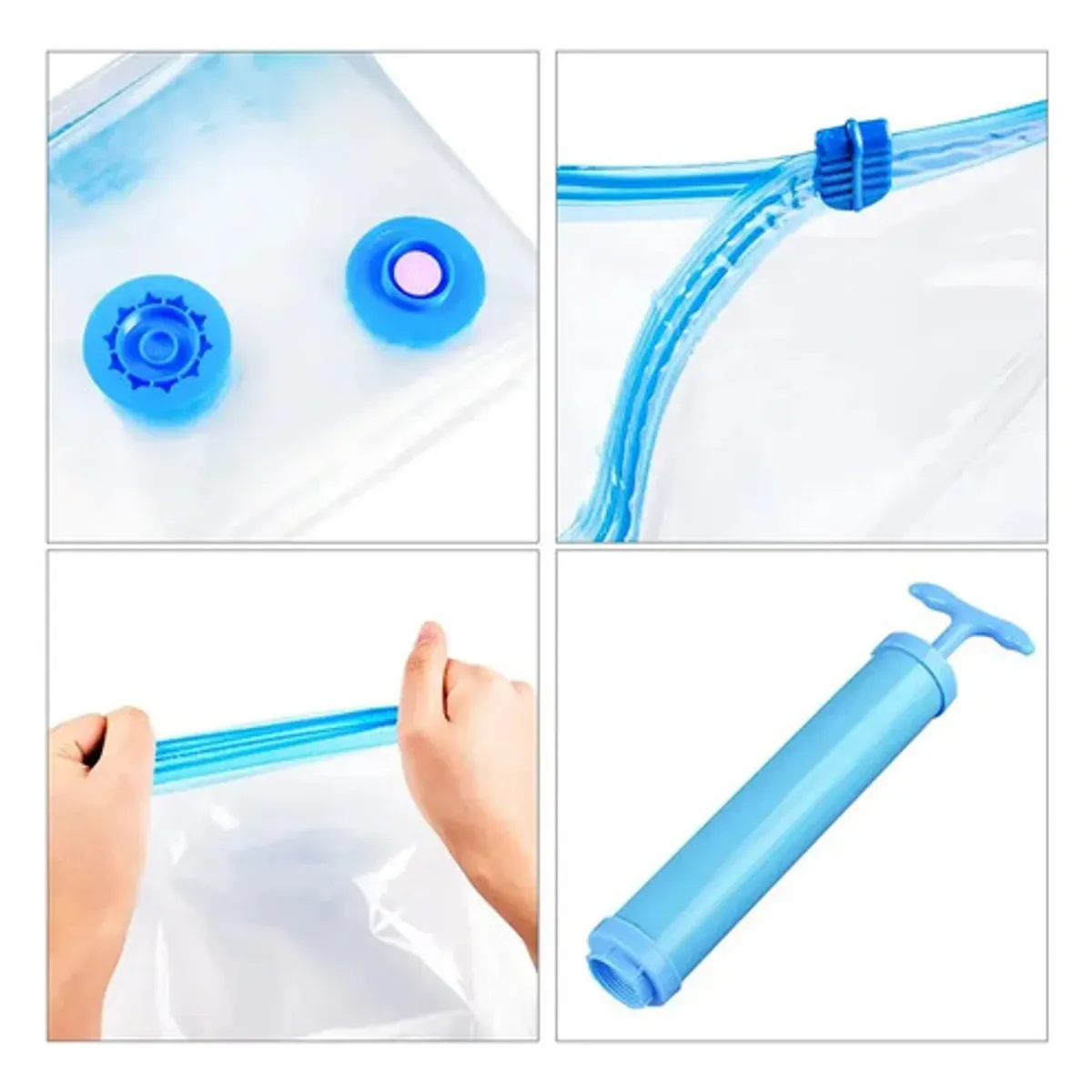 CHINA - Bolsas Al Vacio Para Ropa Hermeticas Ahorrador Espacio+bomba