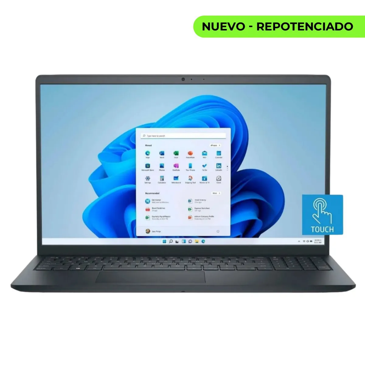 DELL - Portatil Dell Inspiron 15 Ryzen 7 7730U Ram 16GB SSD 1TB Pantalla 15.6" FHD 60Hz Touch