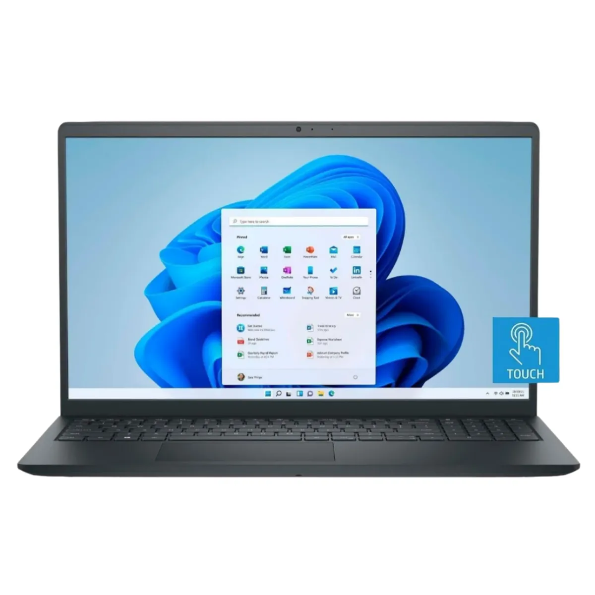 DELL - Portatil Dell Inspiron 15 Ryzen 7 7730U Ram 16GB SSD 1TB Pantalla 15.6" FHD 60Hz Touch