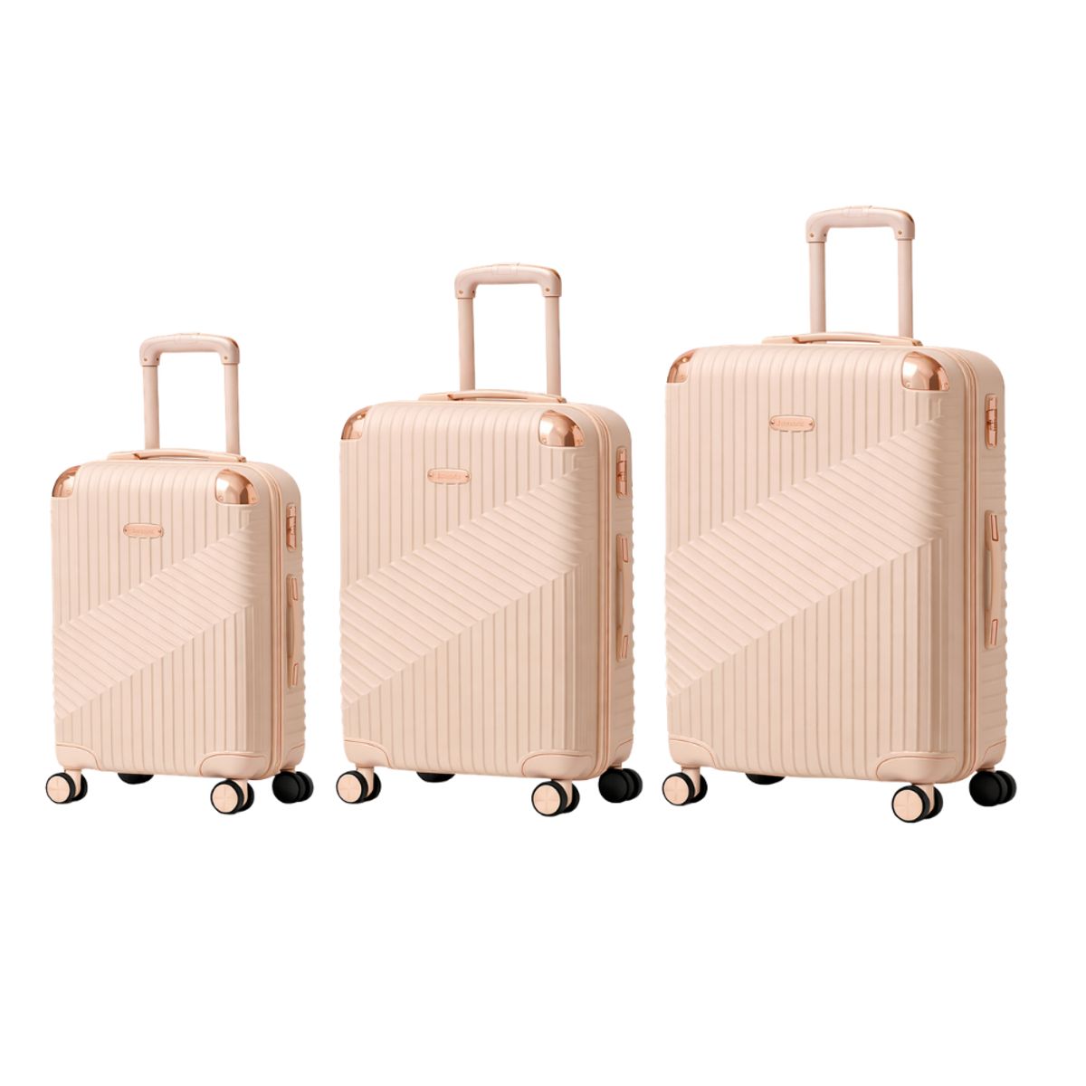 GENERICO - Maletas De Viaje Combo X 3 De 10 + 15 + 23 Kg Rígidas Ruedas