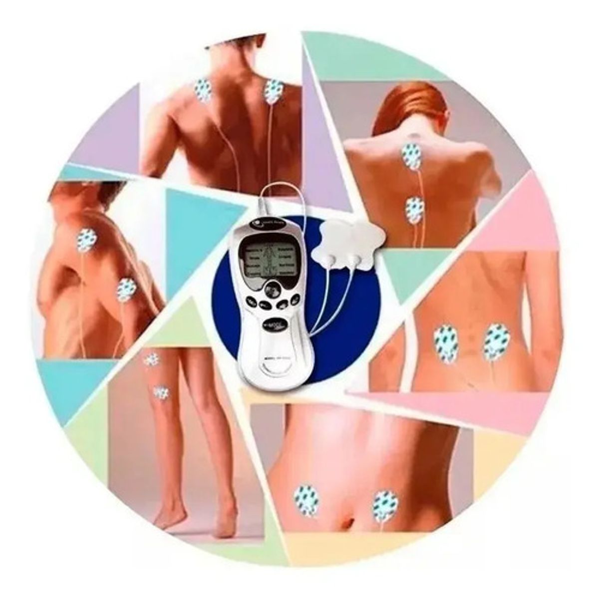 CHINA - Gimnasia Pasiva Tonifica + Conexion 8 Electrodos Masajeador