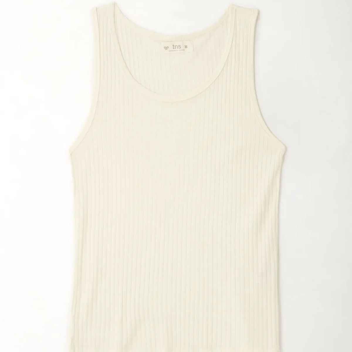 TENNIS - Camiseta manga sisa crudo para mujer