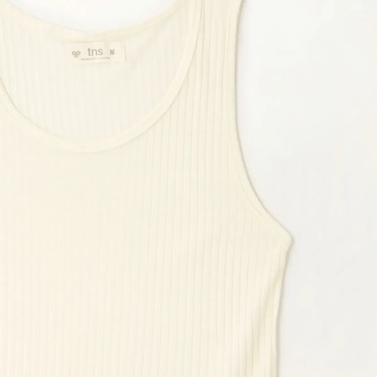 TENNIS - Camiseta manga sisa crudo para mujer