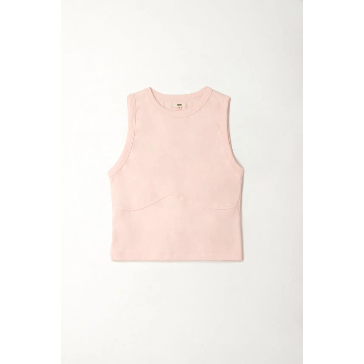TOPMARK - Camiseta ajustada tipo esqueleto rosada para mujer