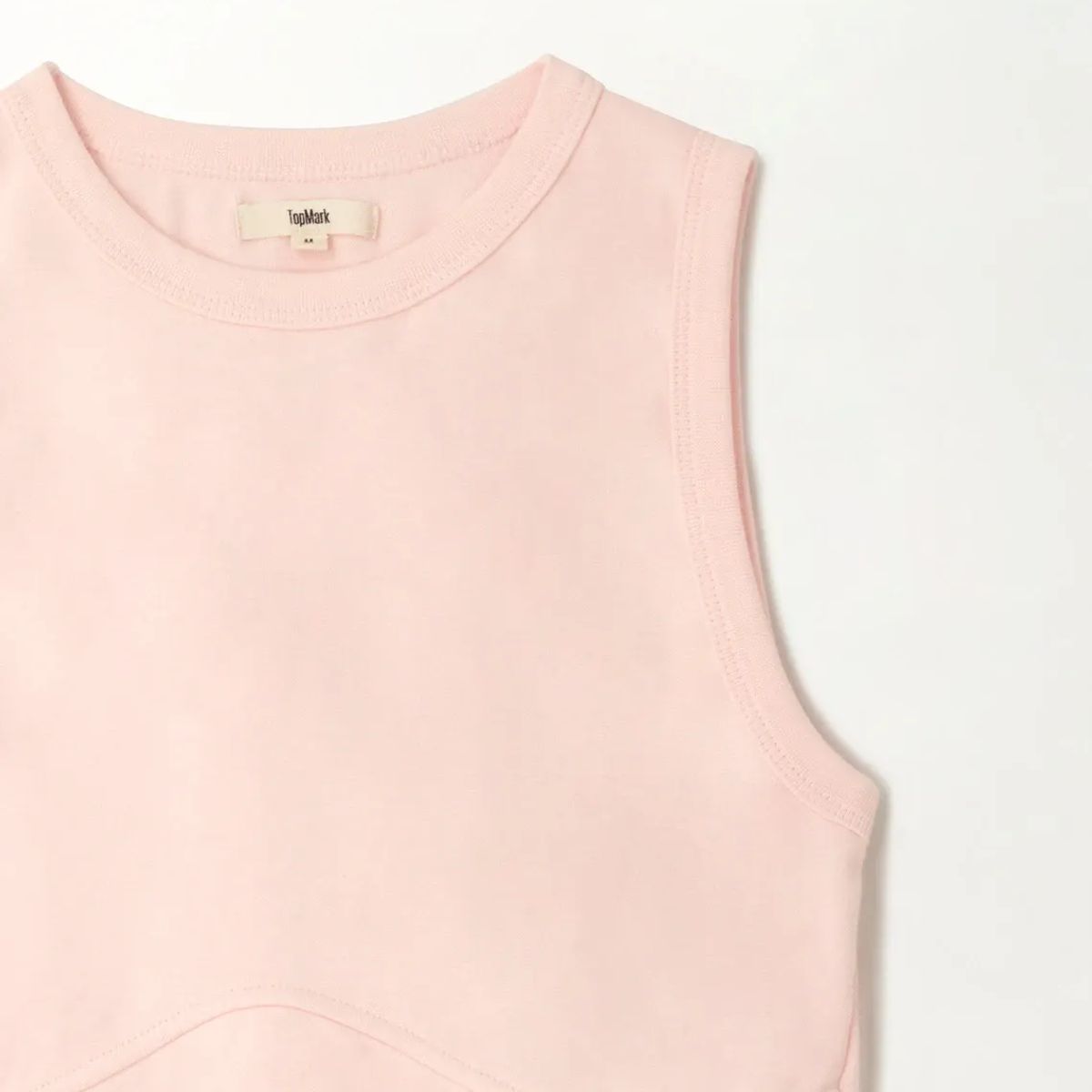 TOPMARK - Camiseta ajustada tipo esqueleto rosada para mujer
