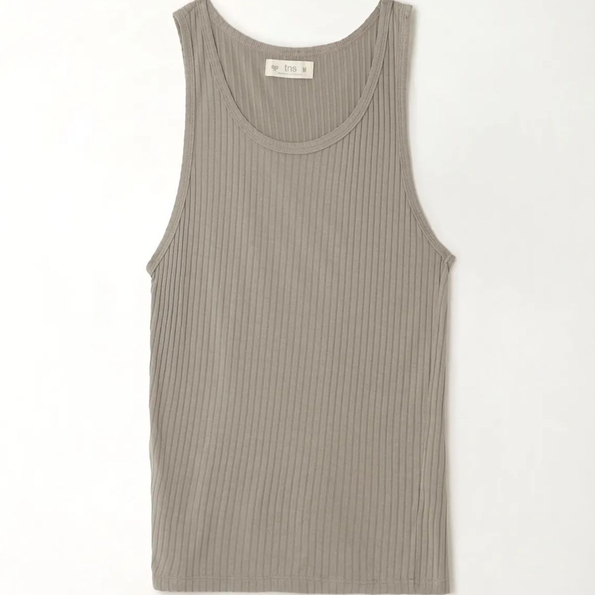 TENNIS - Camiseta manga sisa gris para mujer