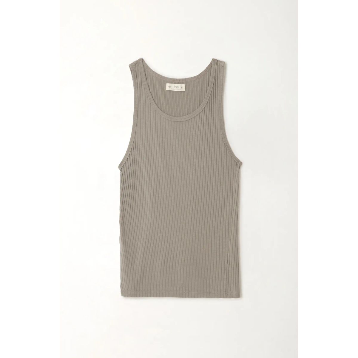 TENNIS - Camiseta manga sisa gris para mujer