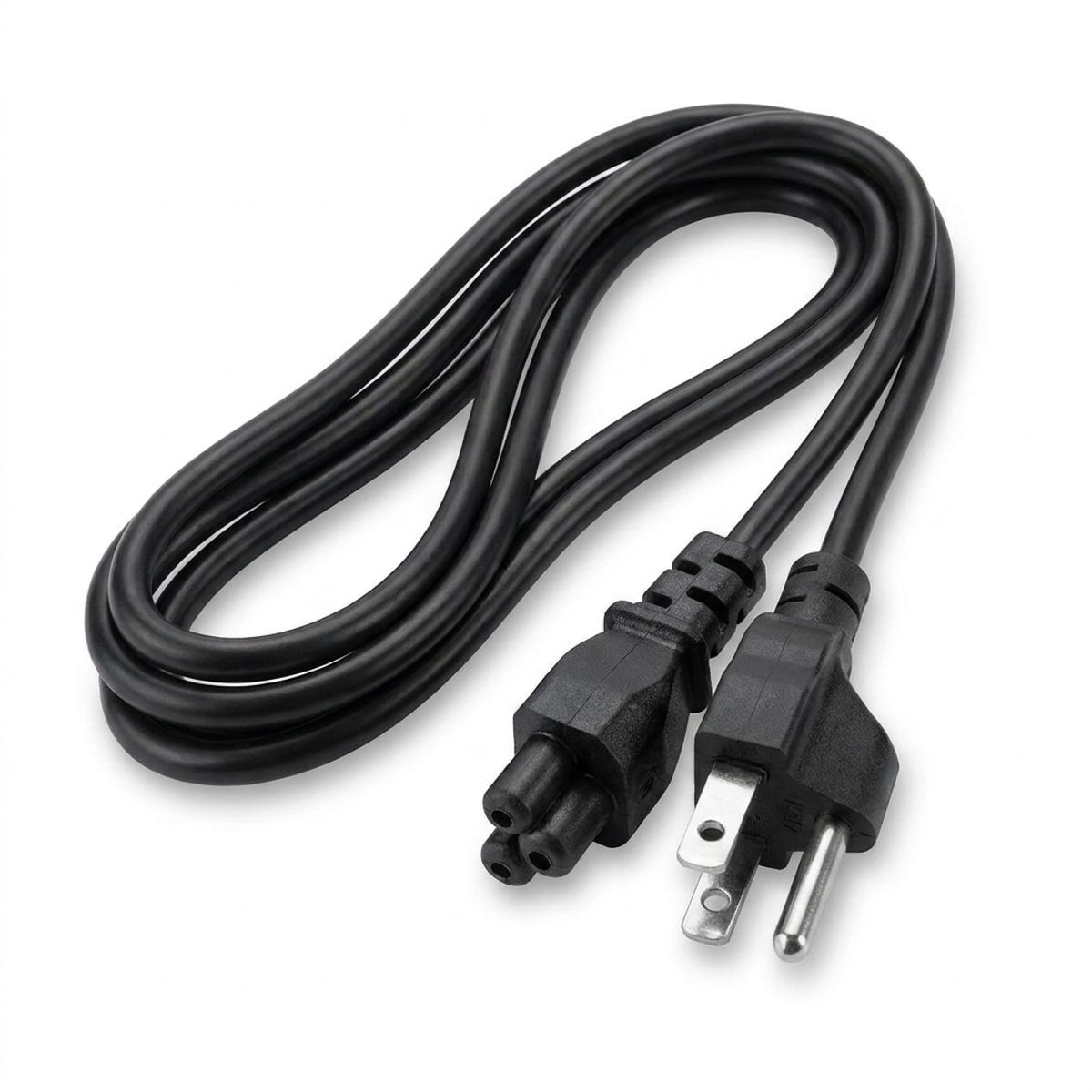 GENERICO - Cable Poder Trébol Cargador Laptop Portatil 3 Pines