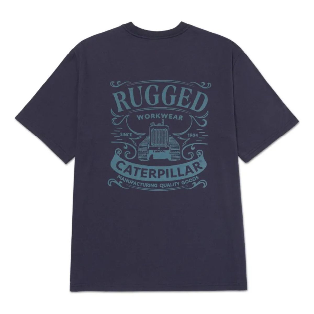 CAT - Camiseta CAT Hombre HERITAGE GRAPHIC TEE Azul CAT
