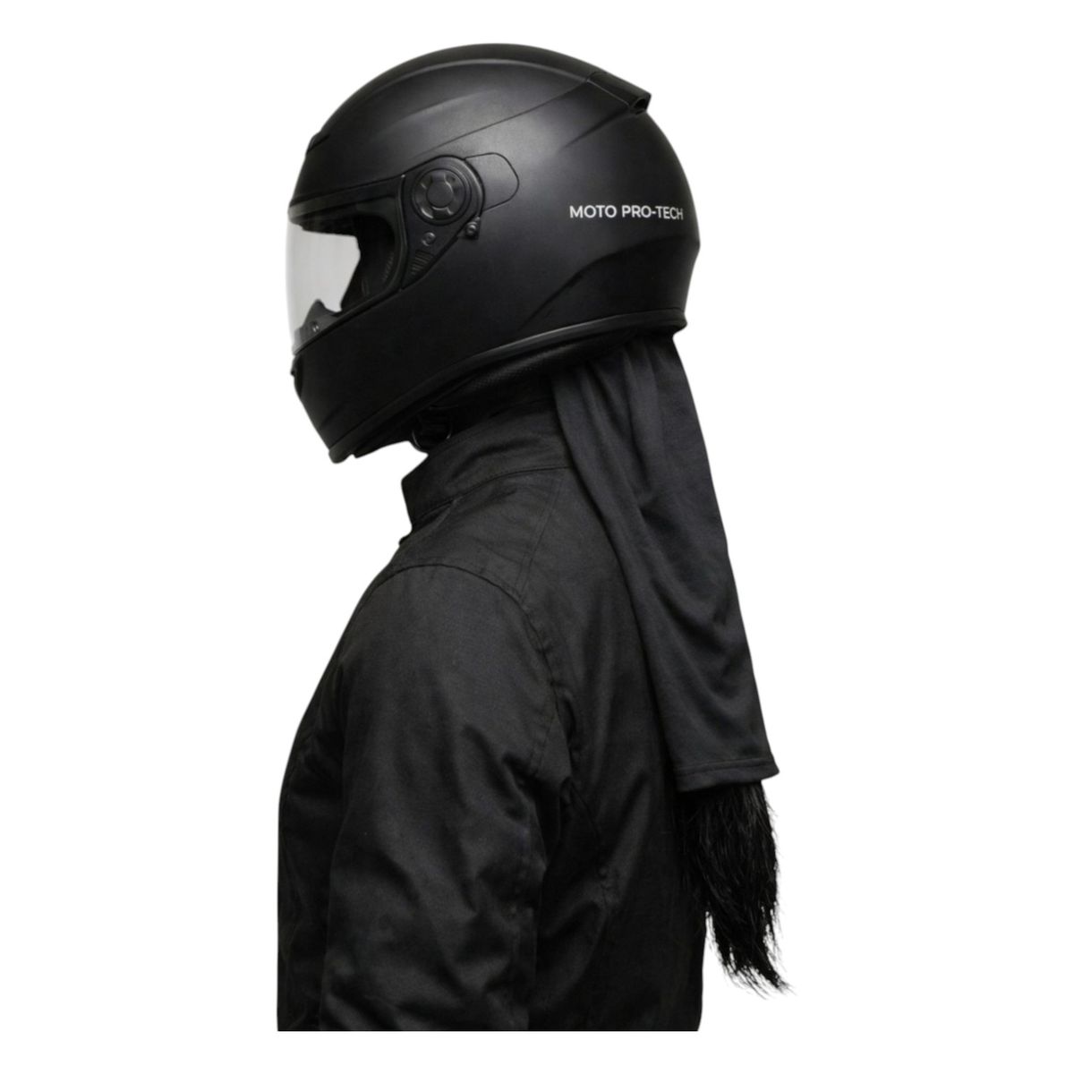 GENERICO - Balaclava Mujer Protector Cabello Moto  tubular 60cm