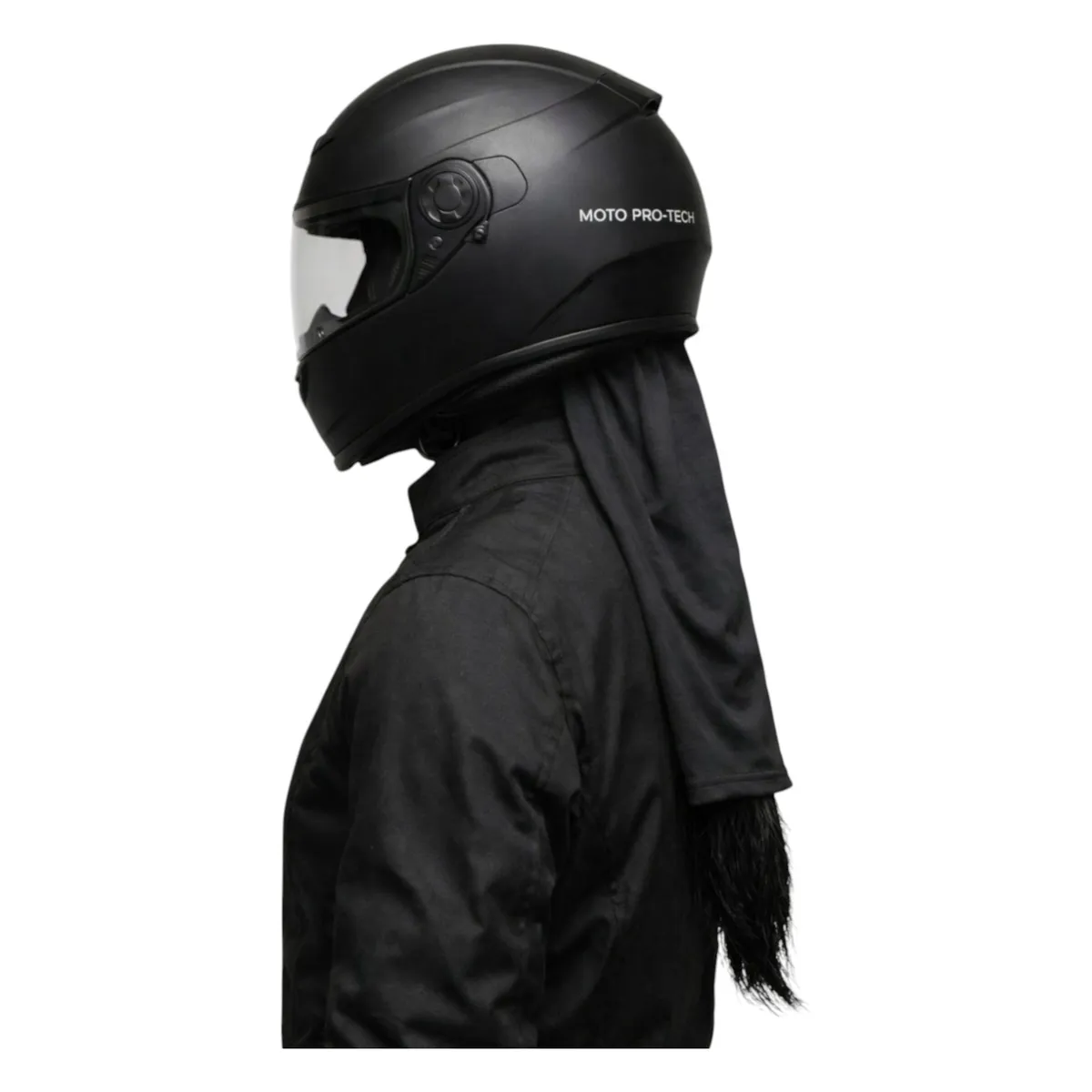 GENERICO - Balaclava Mujer Protector Cabello Moto  tubular 60cm