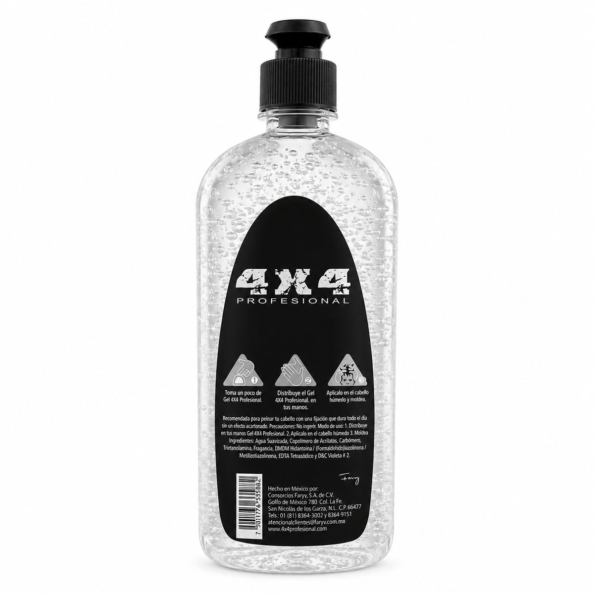 IDEAL - Gel Fijador 4x4 Profesional 500 g – Máxima fijación y control duradero