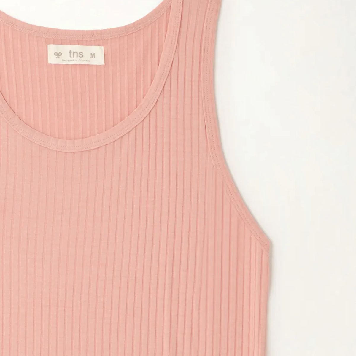 TENNIS - Camiseta manga sisa rosada para mujer