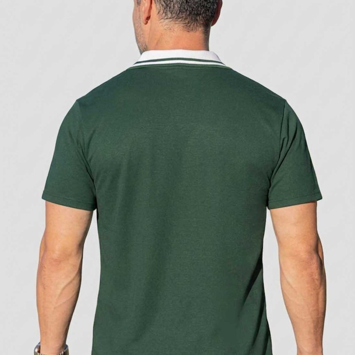 MARKETING PERSONAL - Polo Hombre Verde Pino Mp 114572