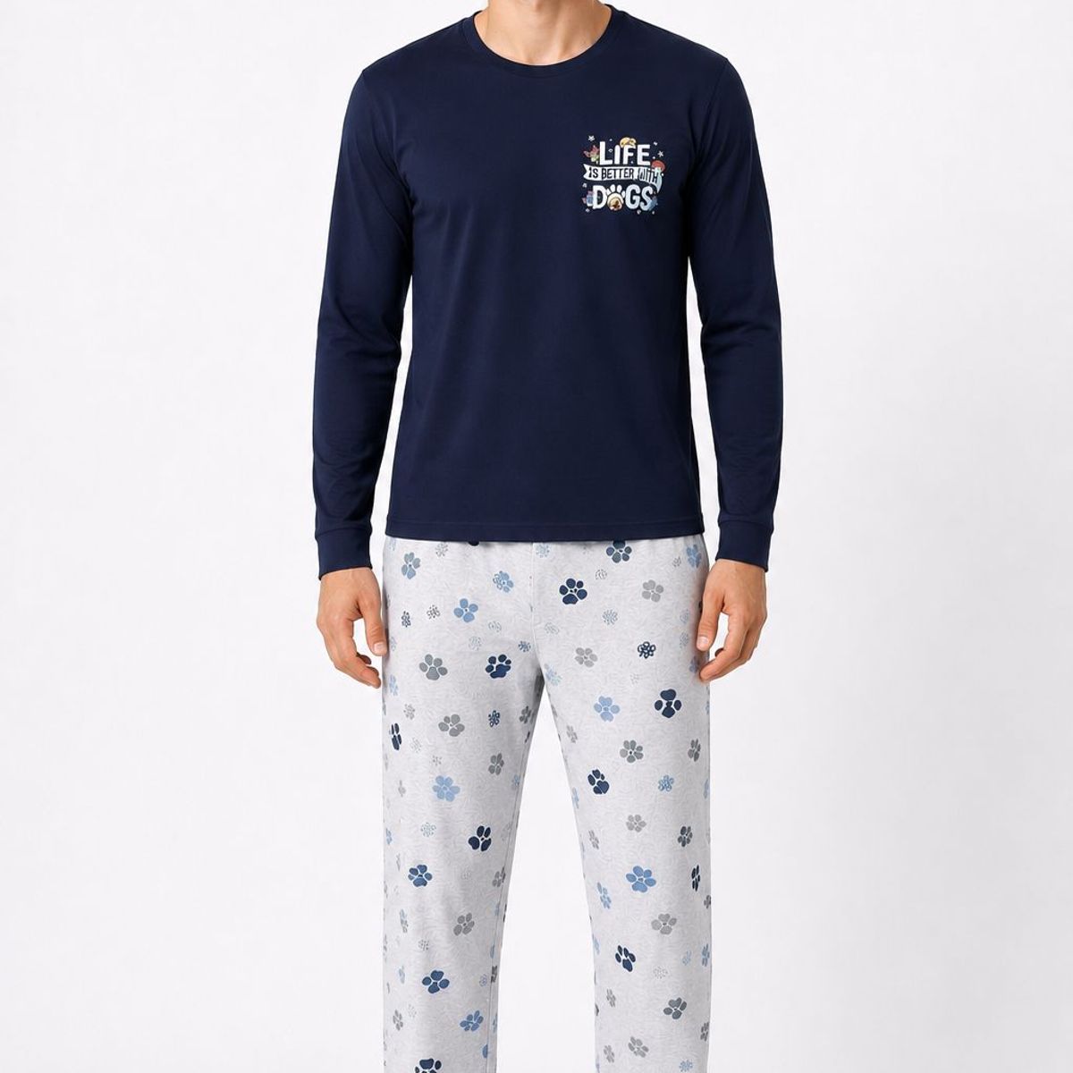 EMPIJAMADAS - PIJAMA HOMBRE MANGA LARGA