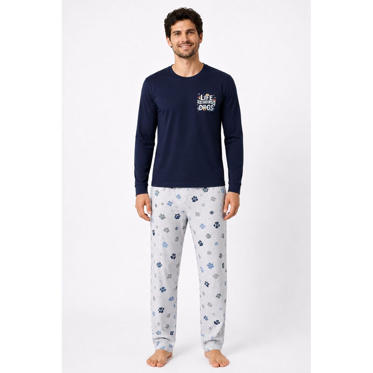 EMPIJAMADAS - PIJAMA HOMBRE MANGA LARGA