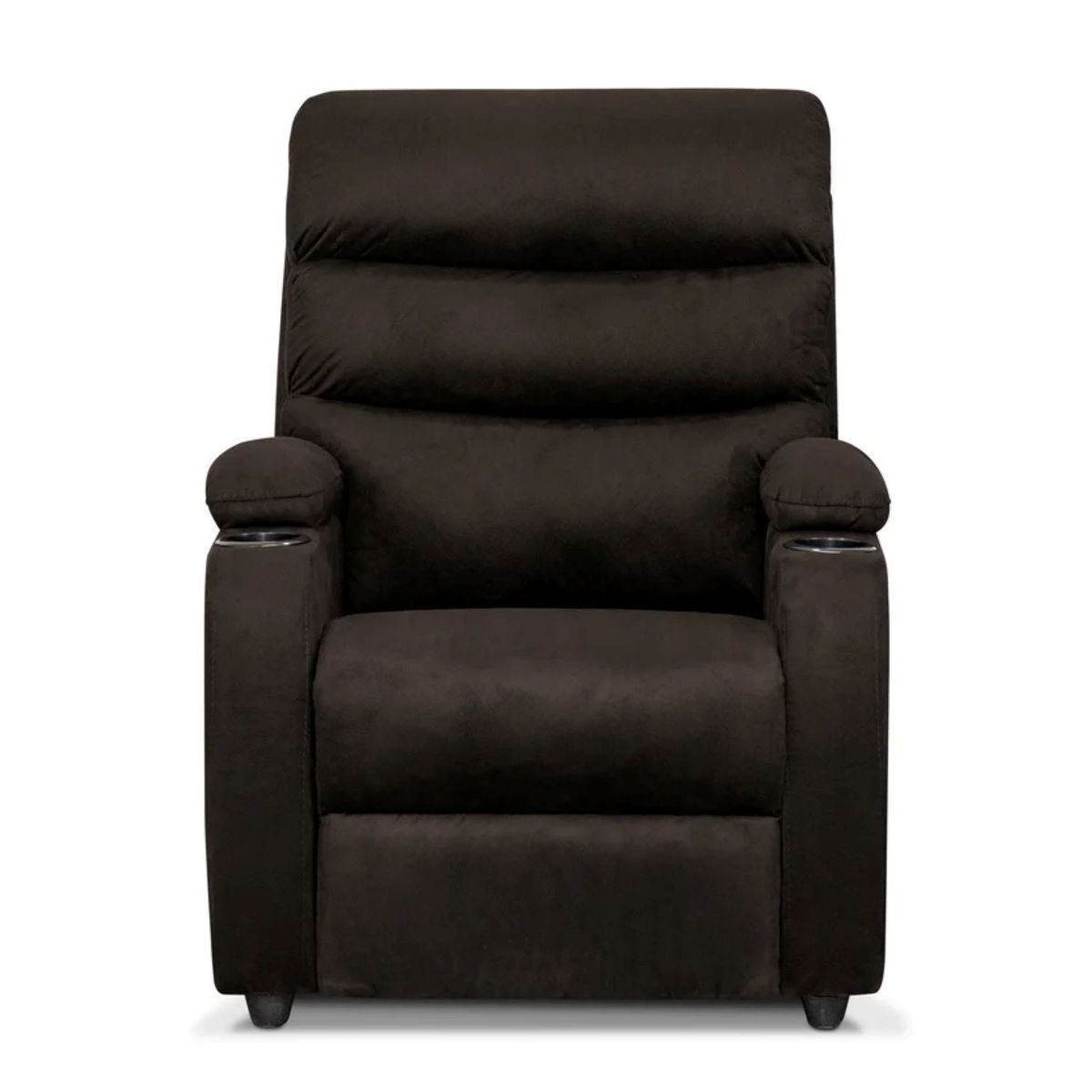 ELITE LIVING - SILLA RECLINABLE PUSH ARM TREVI  MICROFIBRA  CHOCOLATE