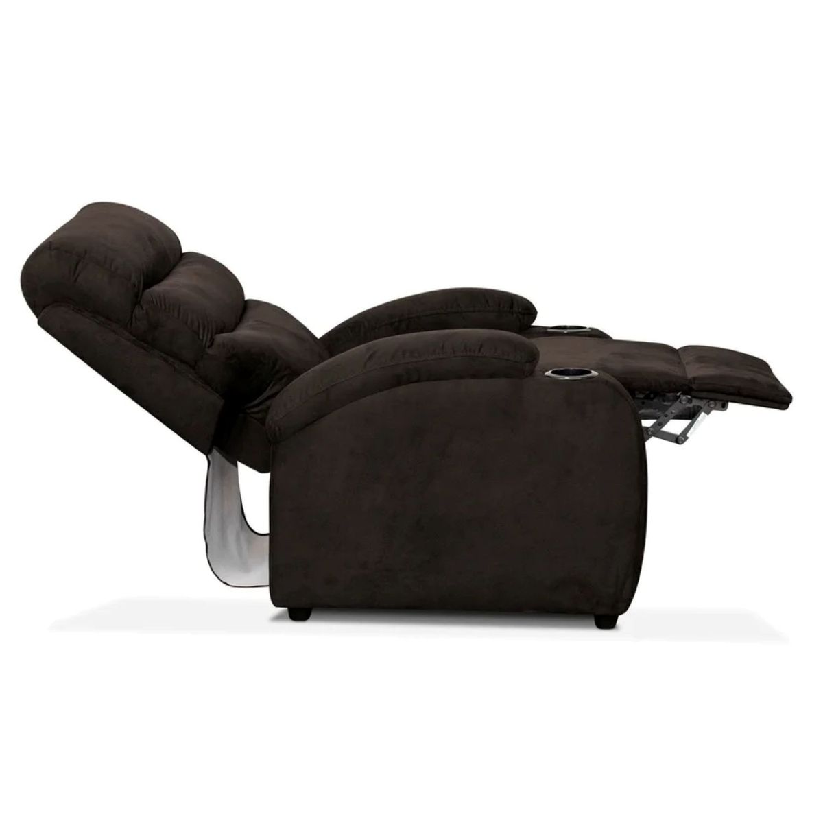 ELITE LIVING - SILLA RECLINABLE PUSH ARM TREVI  MICROFIBRA  CHOCOLATE