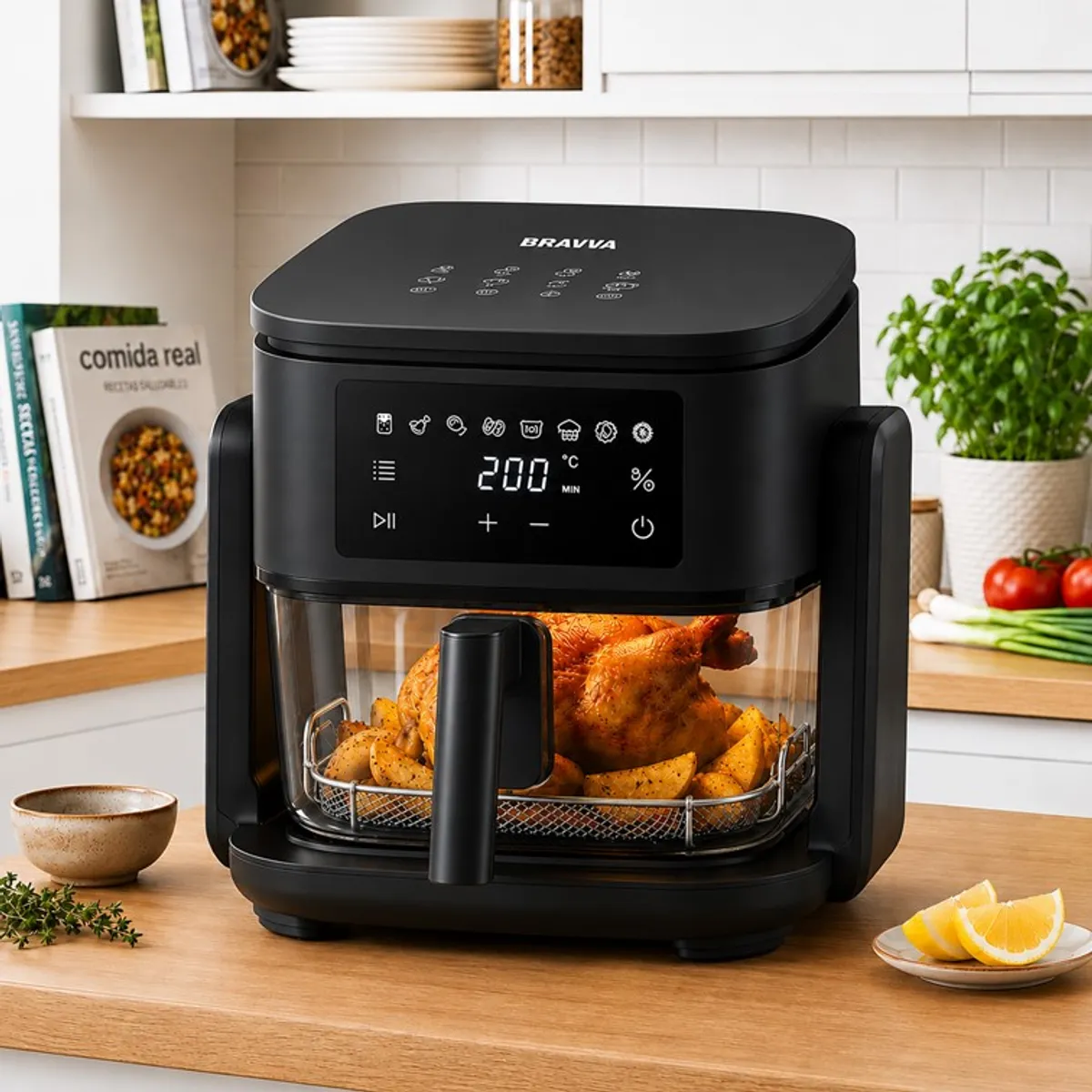 BRAVVA HAUS - Freidora de Aire Digital BRAVVA HAUS Maxi de 5 Litros VV002