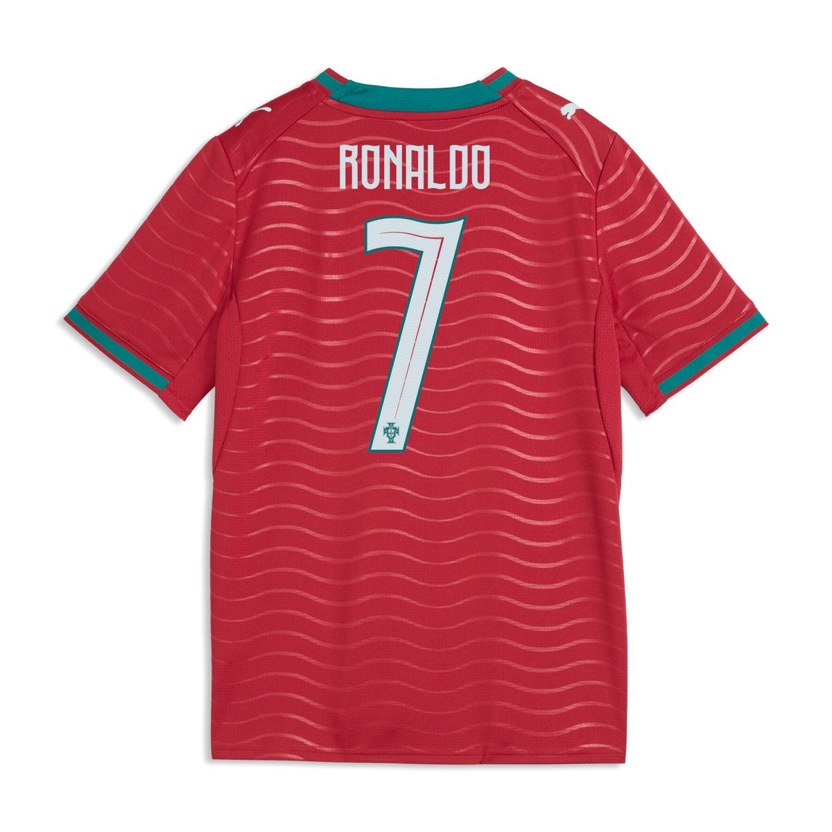 PUMA - Camisa Puma Original Fpf Home Jersey Ronaldo Rojo Para Niños