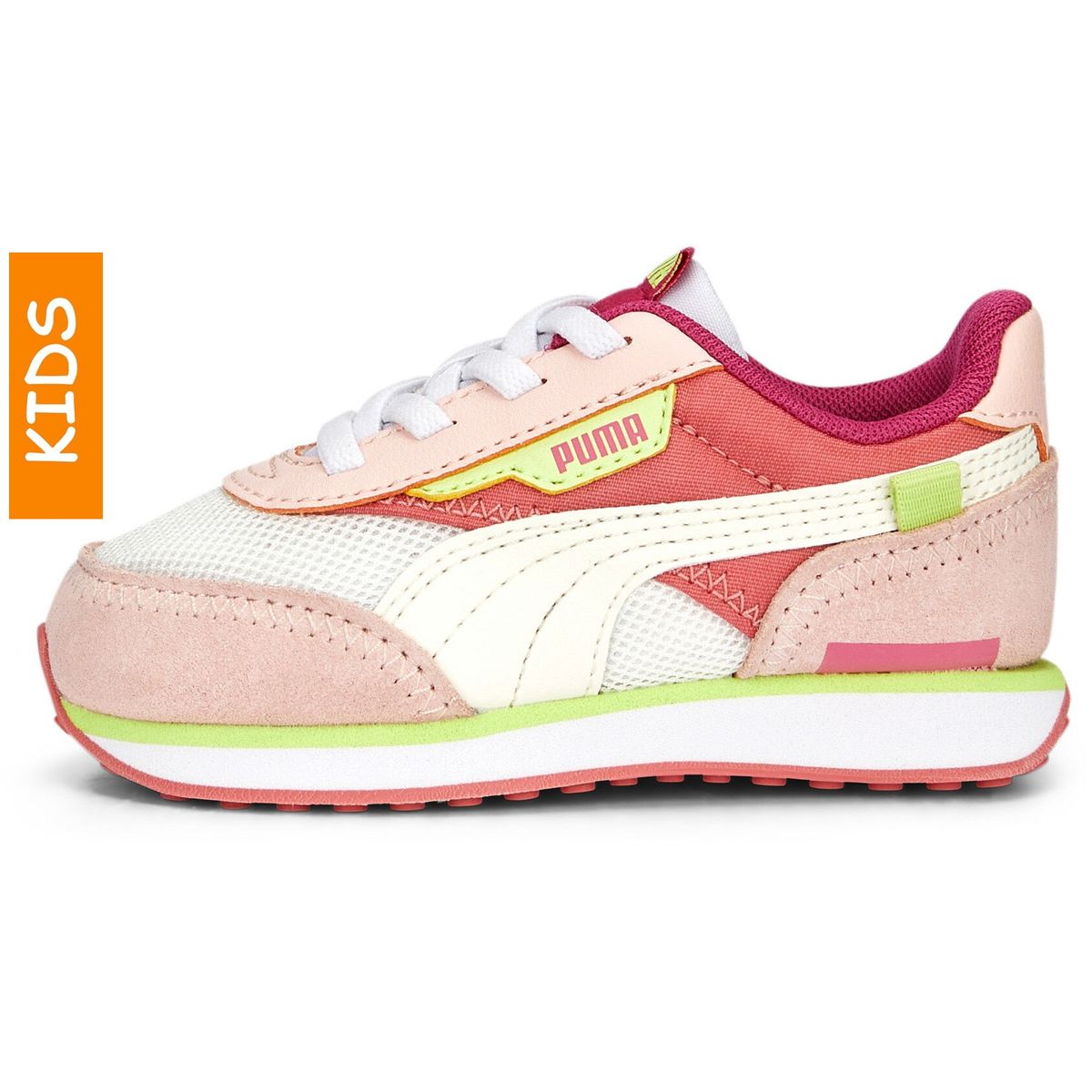 PUMA - Tenis Puma Niña Future Rider Splash 381856-14 Rosado Casual