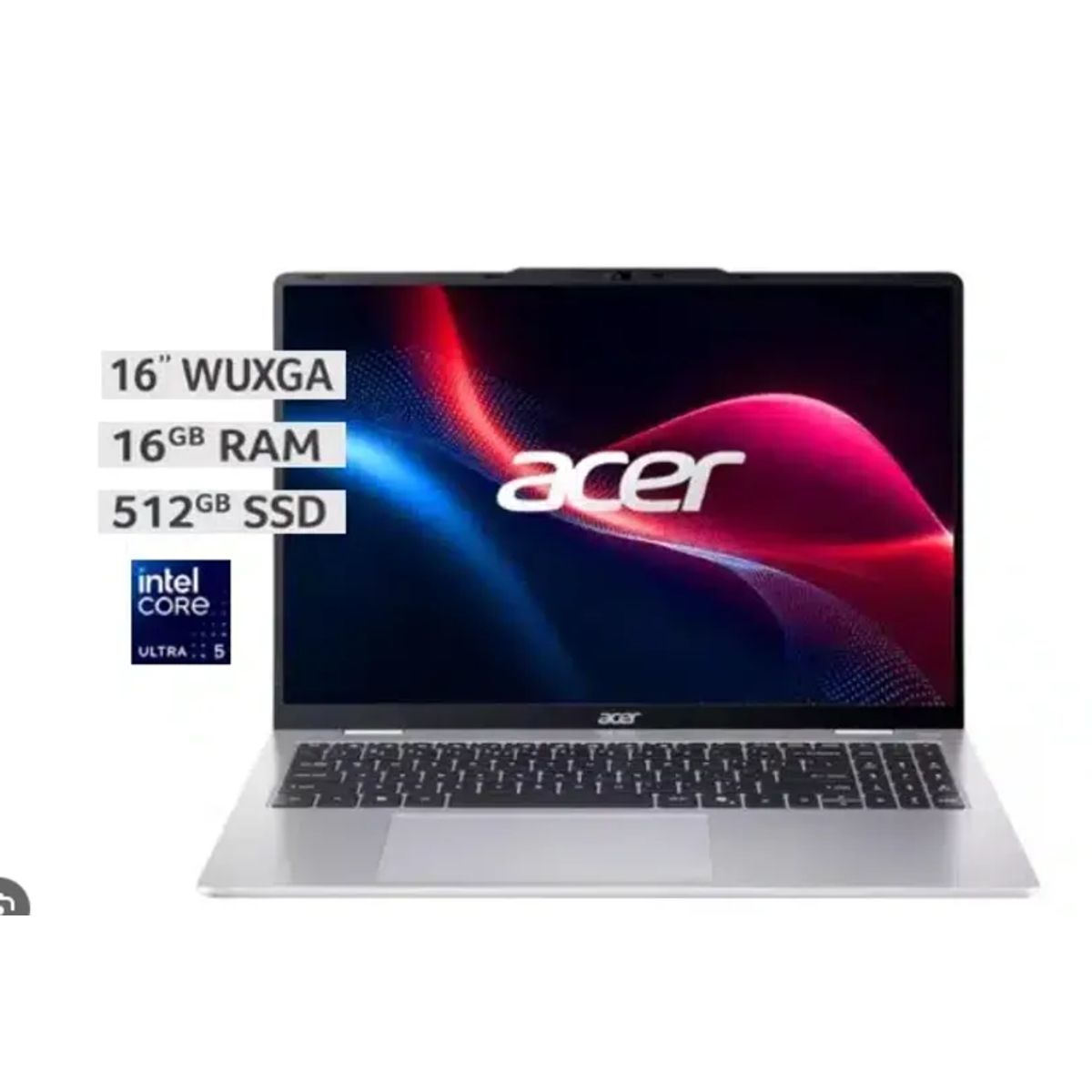 ACER - PORTATIL ACER AL16-53P-56S5 INTEL CORE ULTRA 5 115U 16GB DDR5 512GB SSD 16" WUXGA LIGHT SILVER