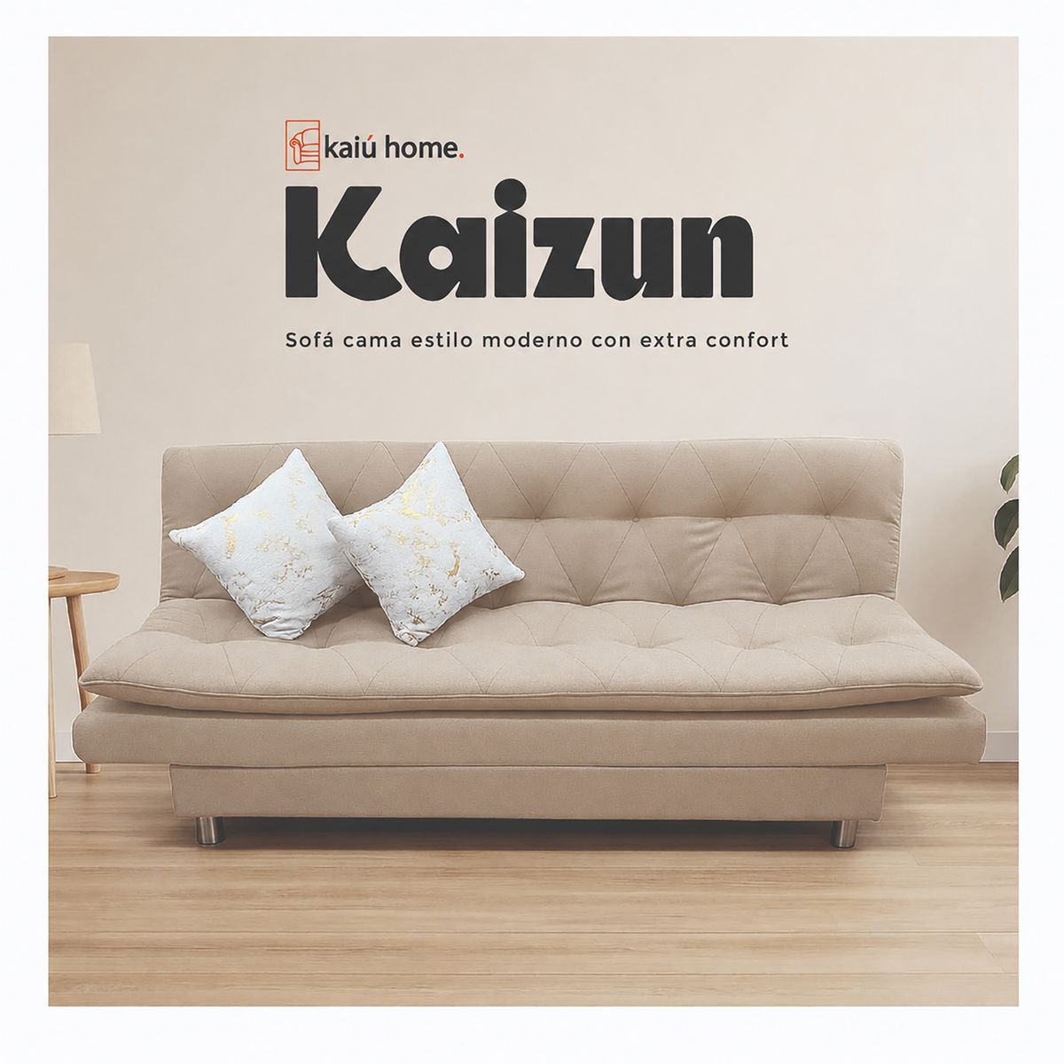 KAIU HOME - Sofa Cama Kaisun + Cojines