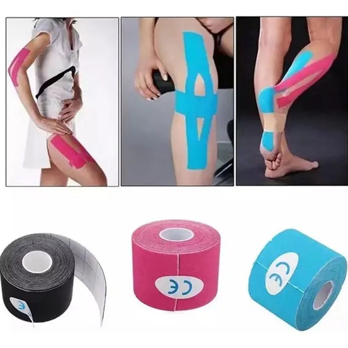 CHINA - Cinta Kinesiologica Terapeutica Deportiva 5m Largo 5cm Ancho