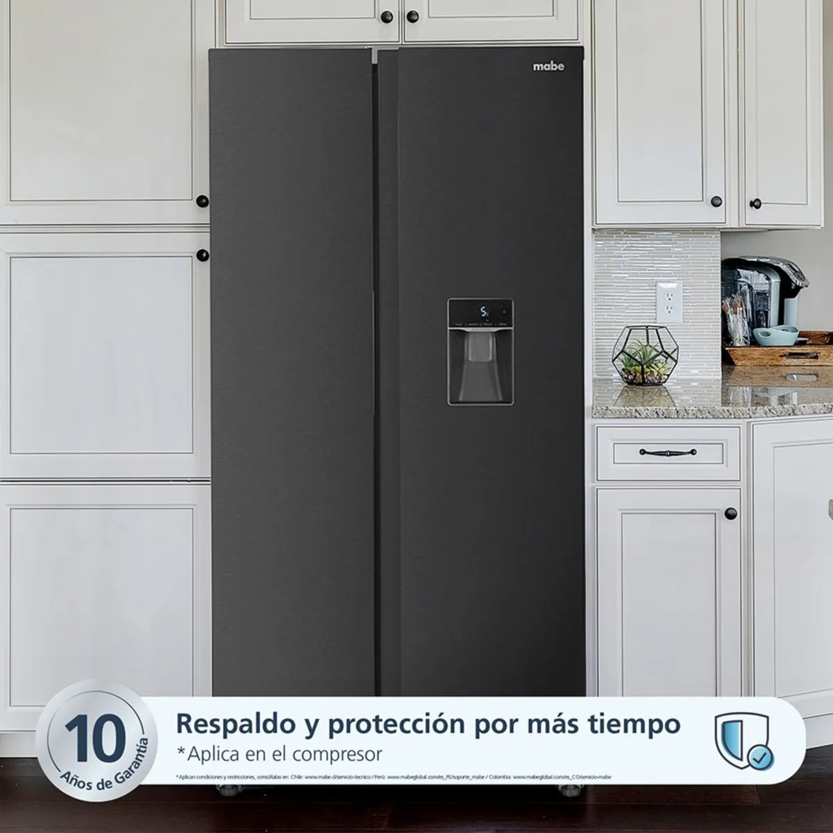 MABE - Nevecon MABE No Frost 565 Litros Inverter MSL565QMLSP0 Negro