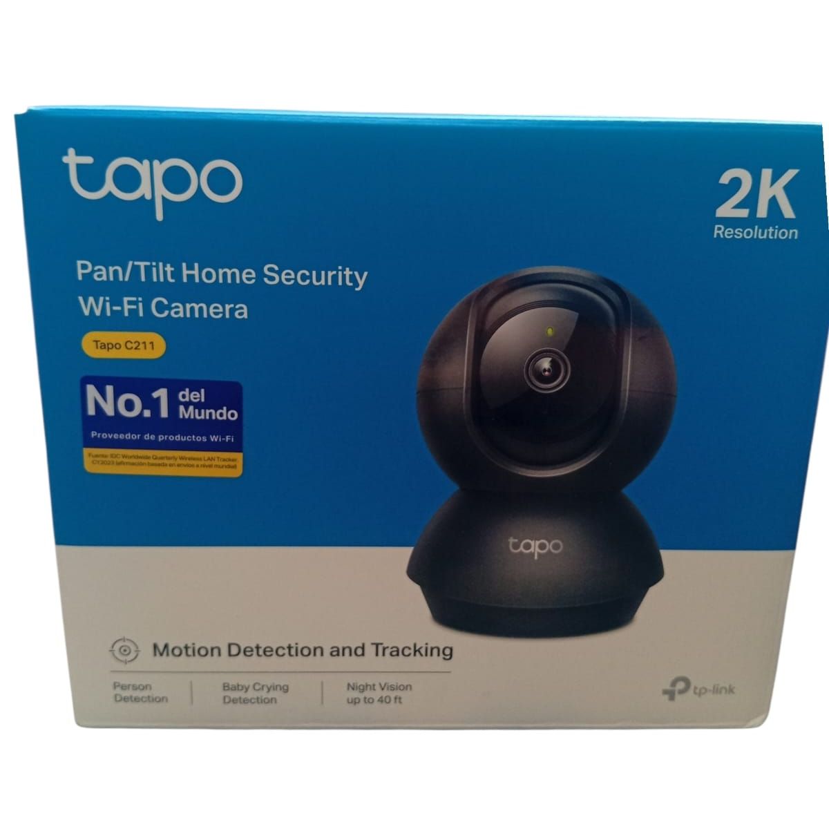 TP LINK - Cámara De Seguridad Interior Tapo C211 Wi-Fi 2K Con Movimiento