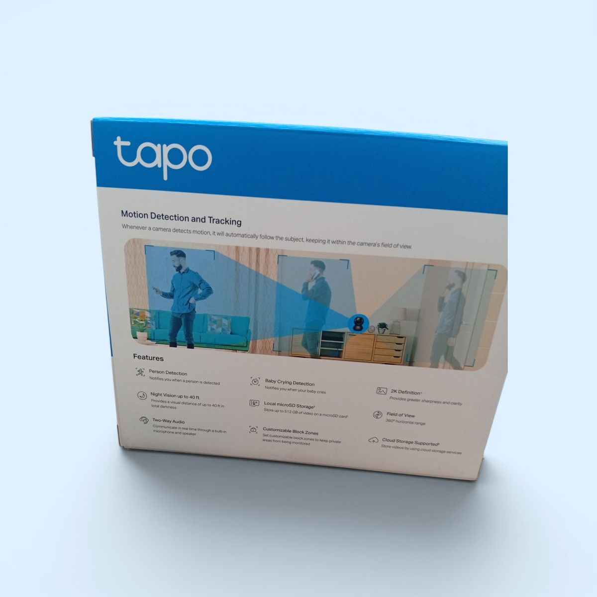 TP LINK - Cámara De Seguridad Interior Tapo C211 Wi-Fi 2K Con Movimiento