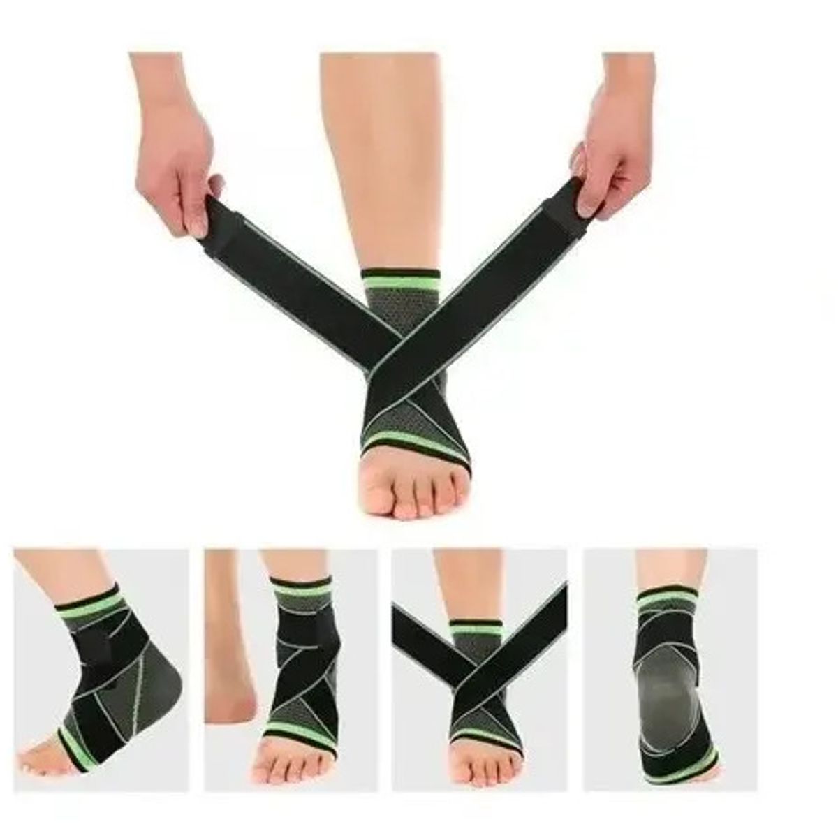 CHINA - Tobillera Doble Compresion Elástica Soporte De Tobillo