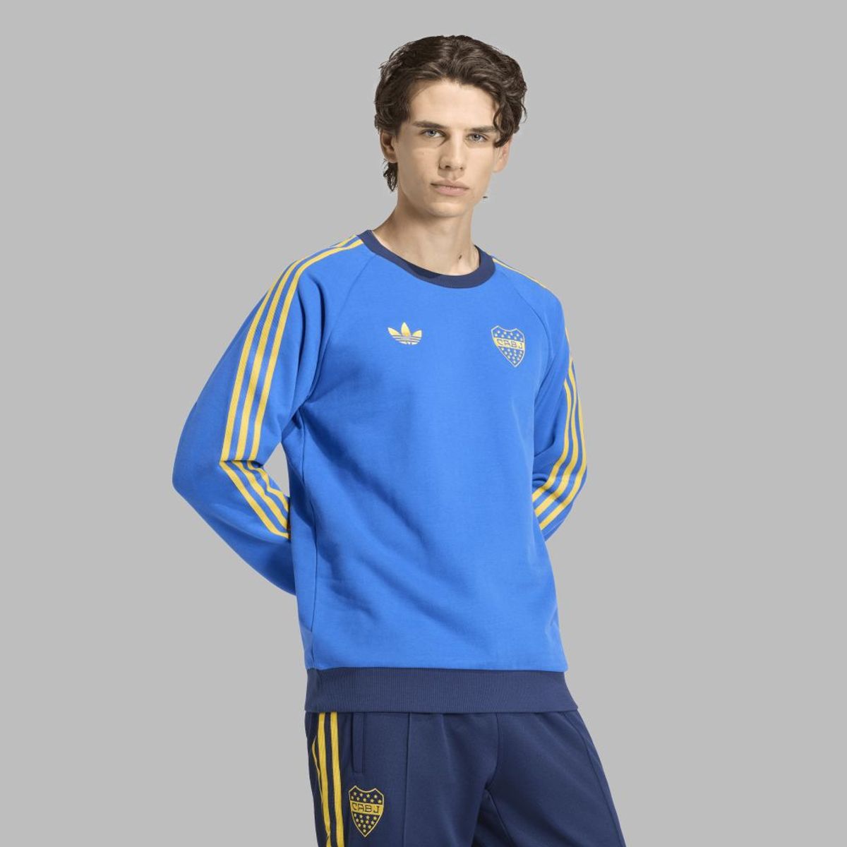 ADIDAS ORIGINALS - Buzo adidas Hombre Boca Juniors Originals - Azul