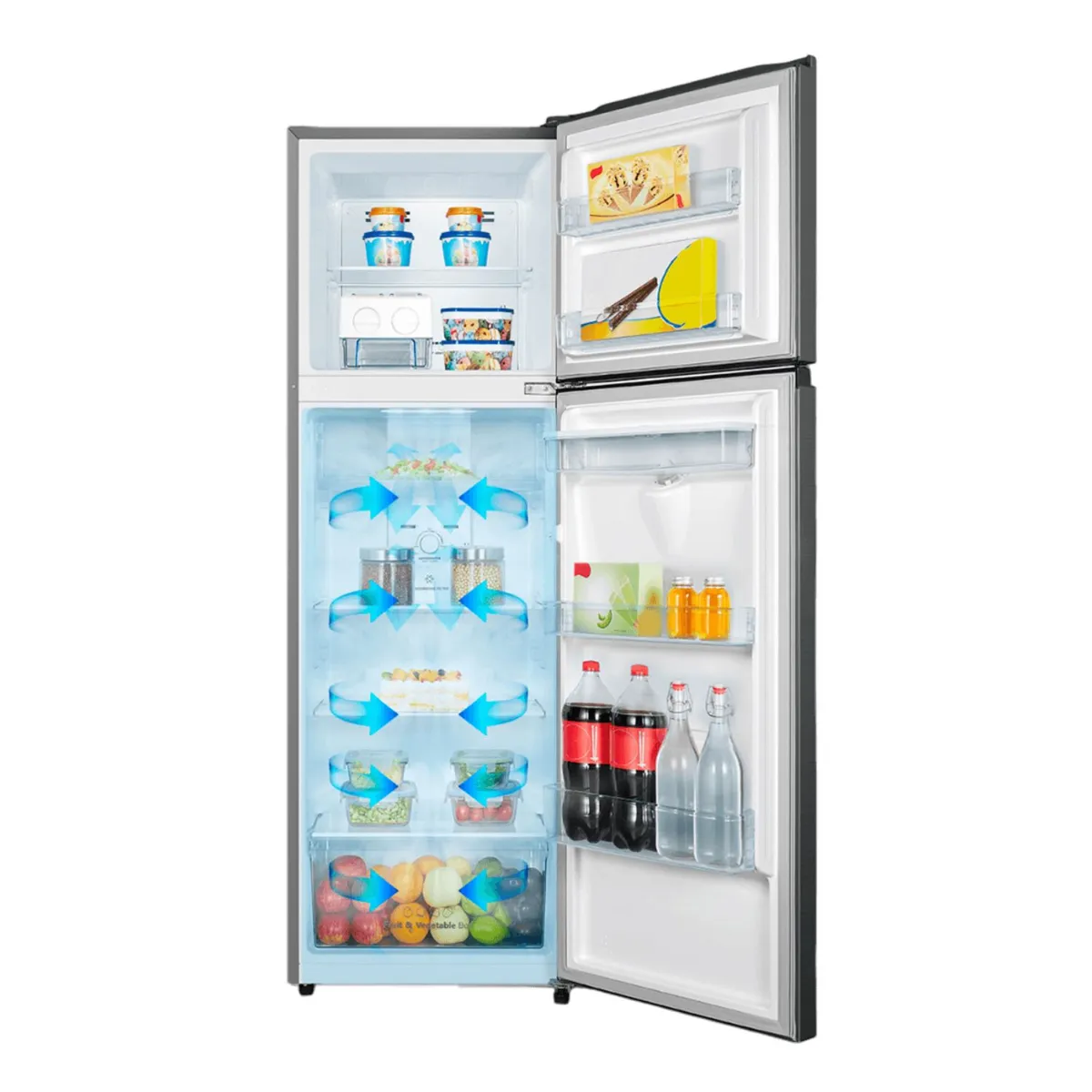 HISENSE - Nevera Hisense No Frost 324 Litros RT1N250NM Plateado