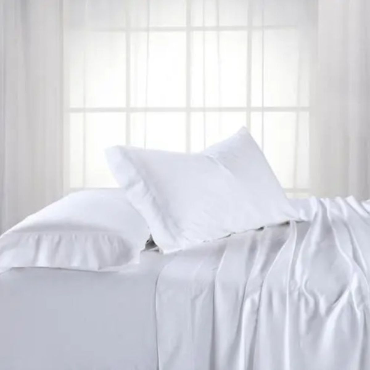 GENERICO - Juego De Sabanas Hoteleras 400 Hilos Doble Blanco 100 % Algodón