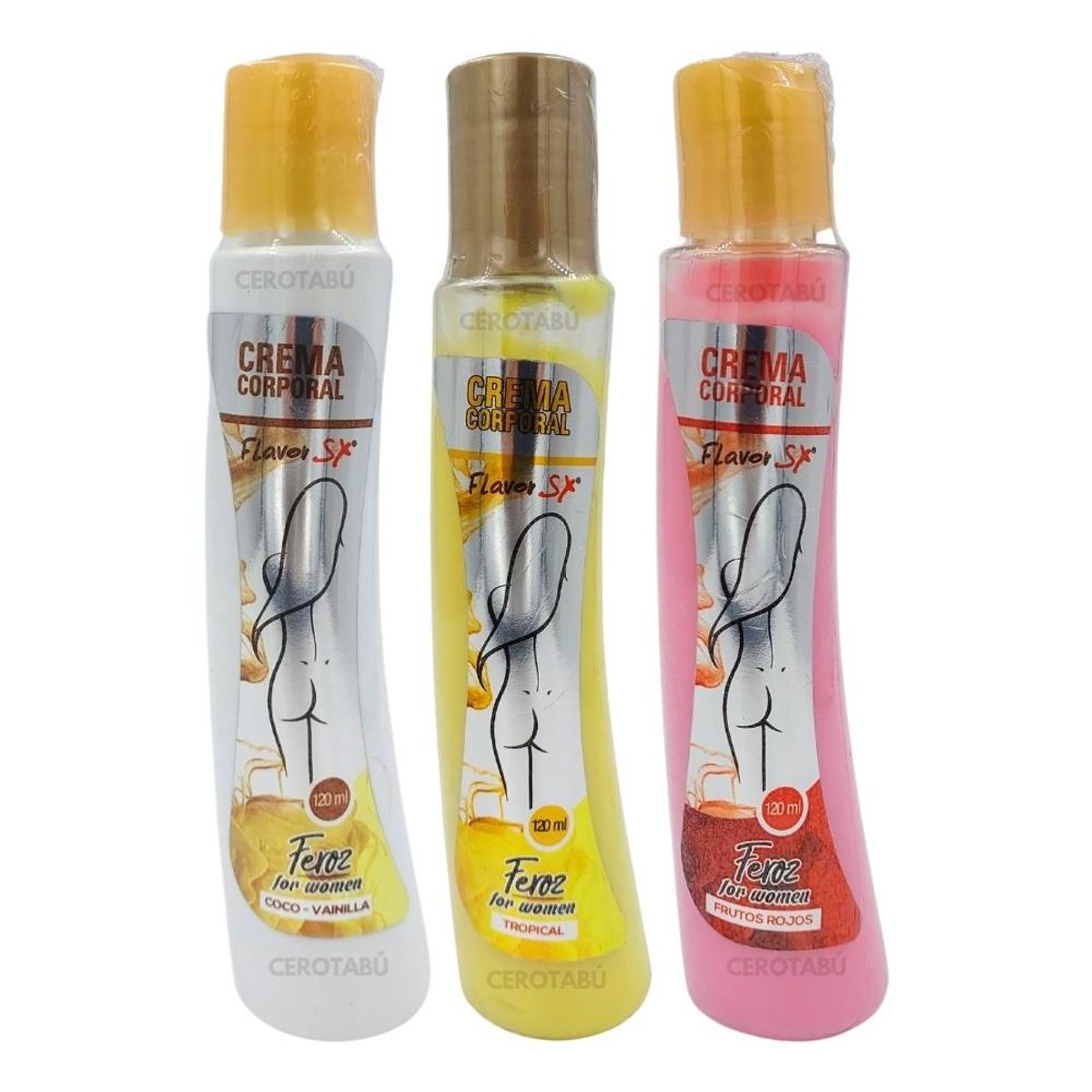 FLAVOR SEX - Crema Corporal Con Feromonas Femenino Flavor Atrae Hombres 120 ml