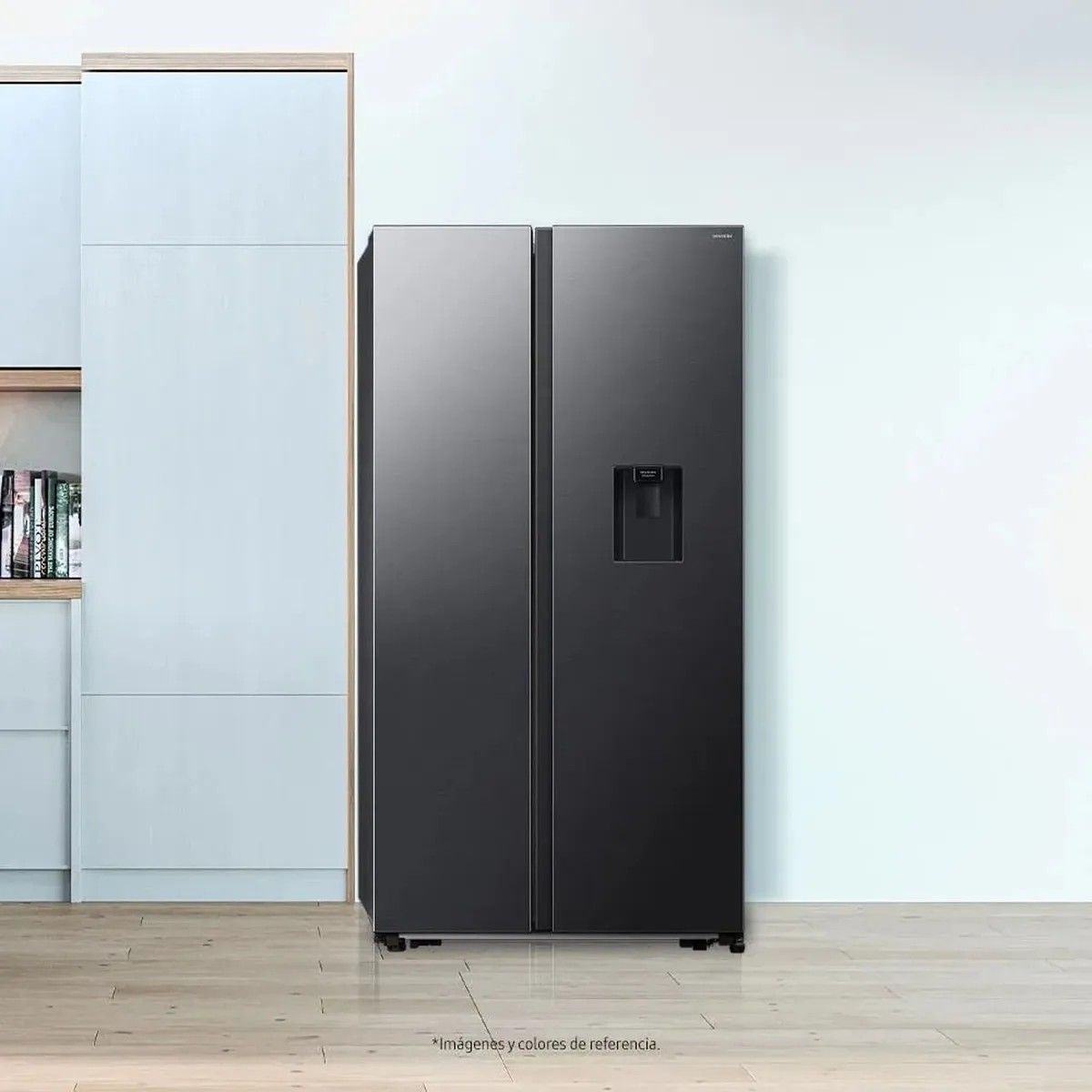 SAMSUNG - Nevecón Samsung Side by Side 578 Litros RS57DG4100B4CO con Inteligencia Artificial