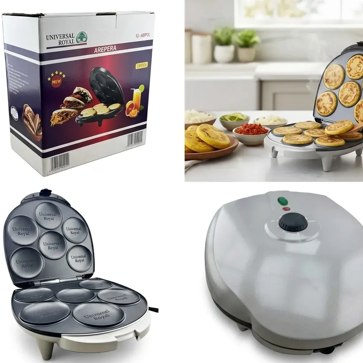 UNIVERSAL ROYAL - Maquina Para Hacer Arepas Universal Royal IU-ARP01
