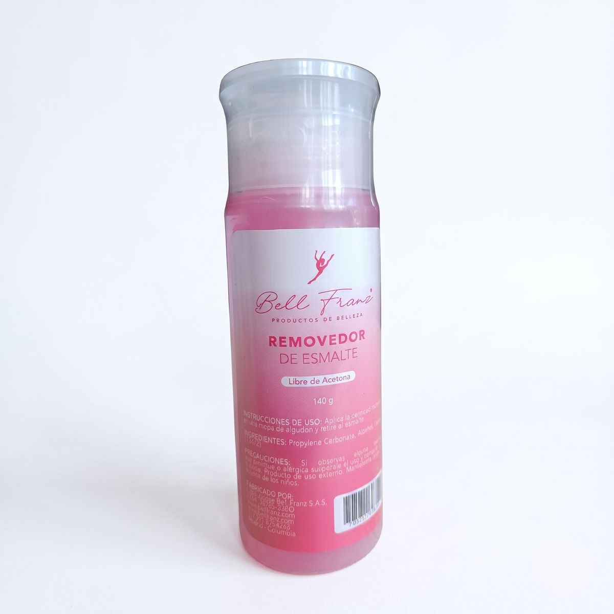 BELL FRANZ - Removedor De Esmalte Bell Franz 140g Fórmula Suave Para Uñas