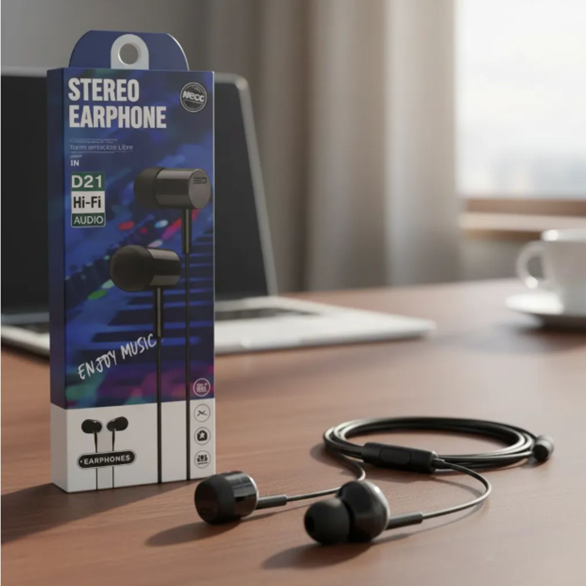 GENERICO - Audífonos In Ear D21 HiFi Bass Stereo 3.5mm
