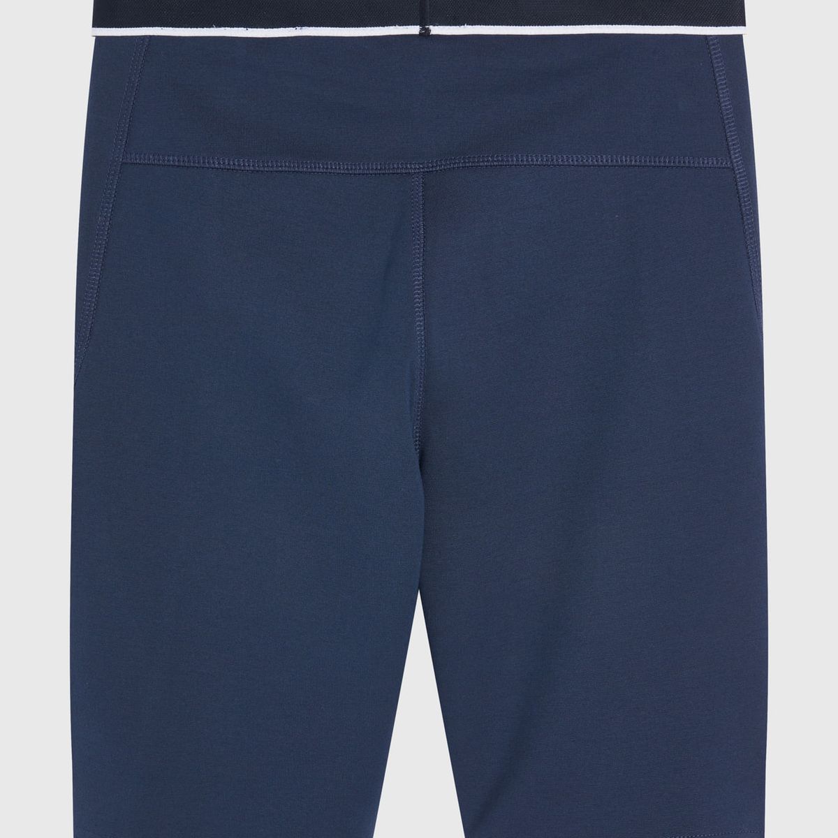 TOMMY HILFIGER - Bermudas De Felpa De Algodón Y Parche Mujer Azul Tommy Jeans