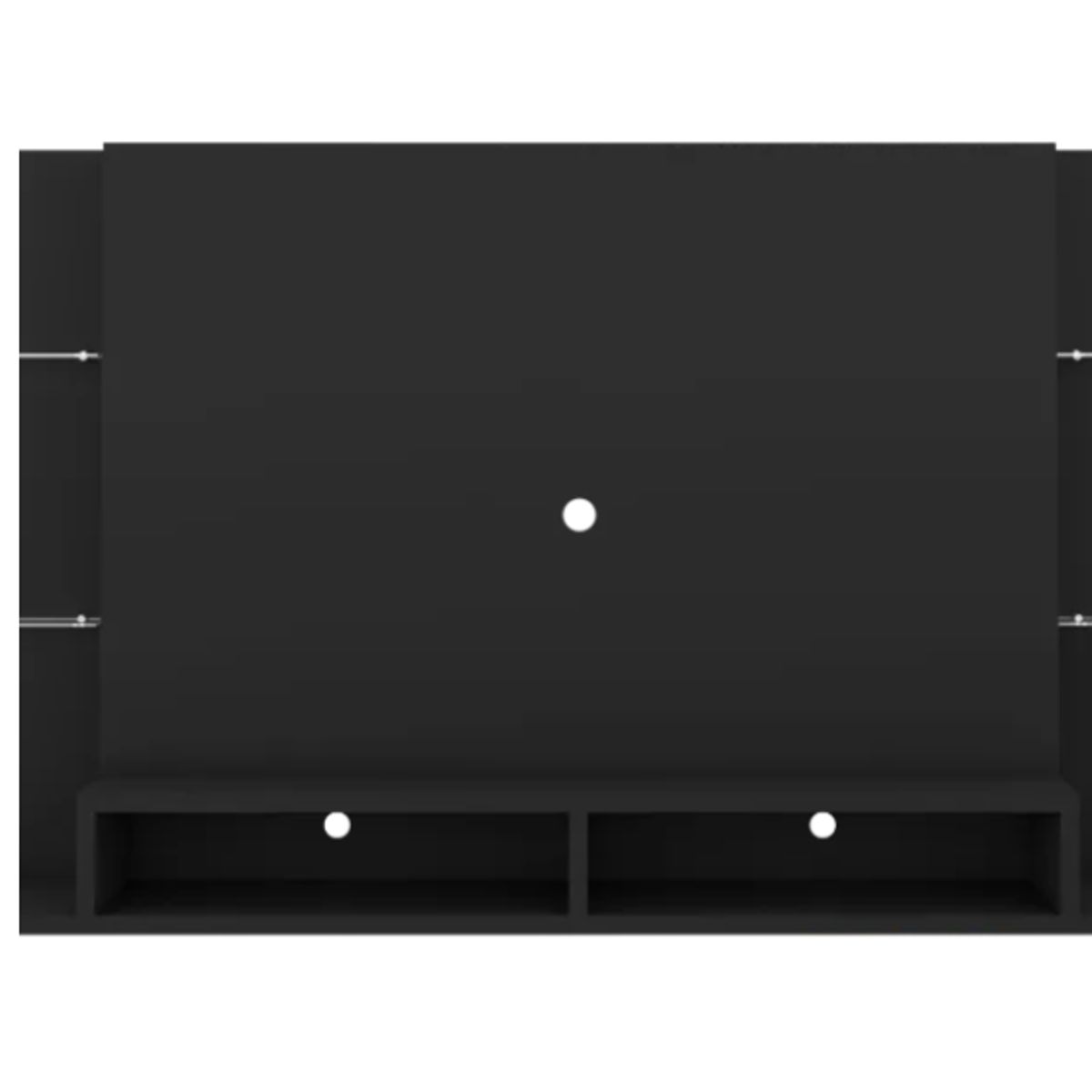 GENERICO - Panel De TV Braga Para Tv De Hasta 60 Pulgadas Color Negro