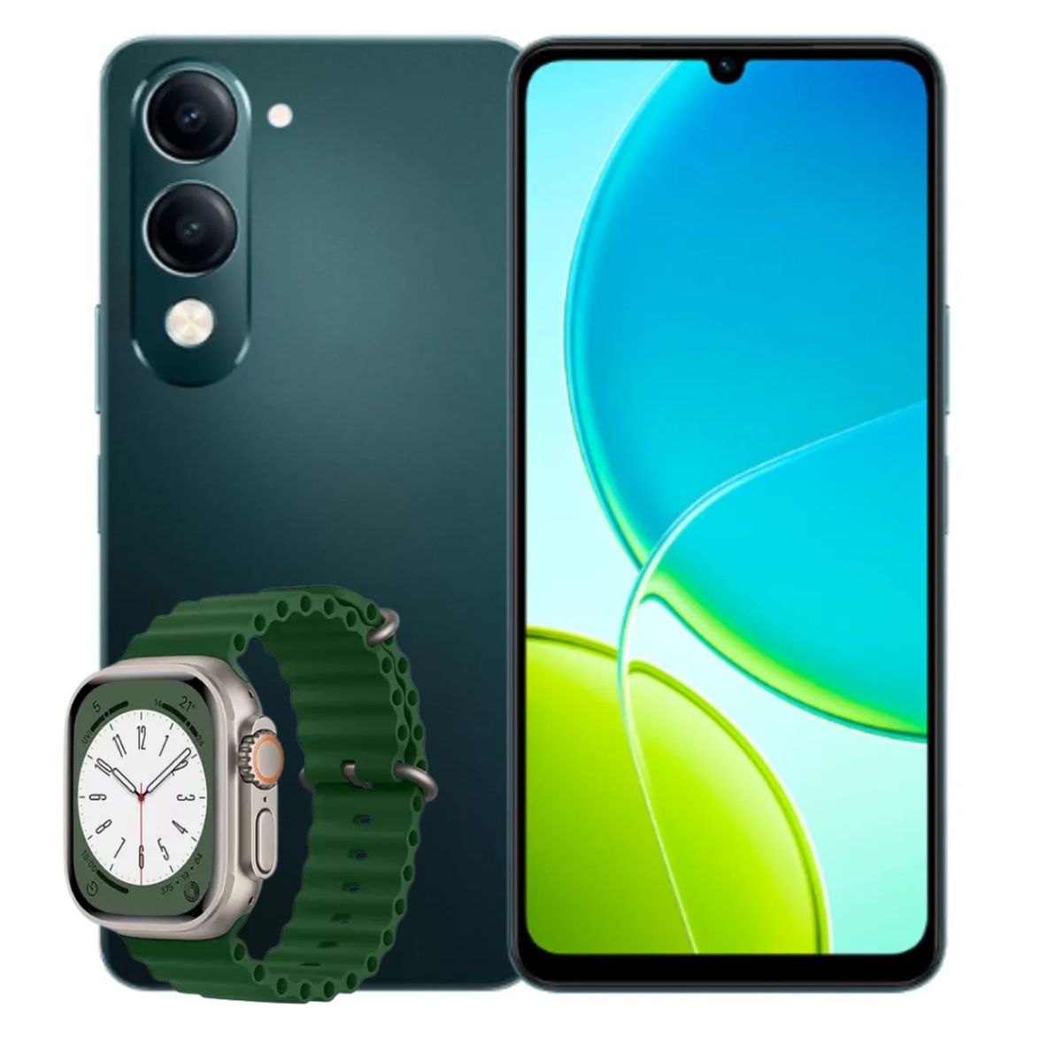 VIVO - Celular Vivo Y04 4GB RAM 128GB Negro + Obsequio Smartwatch