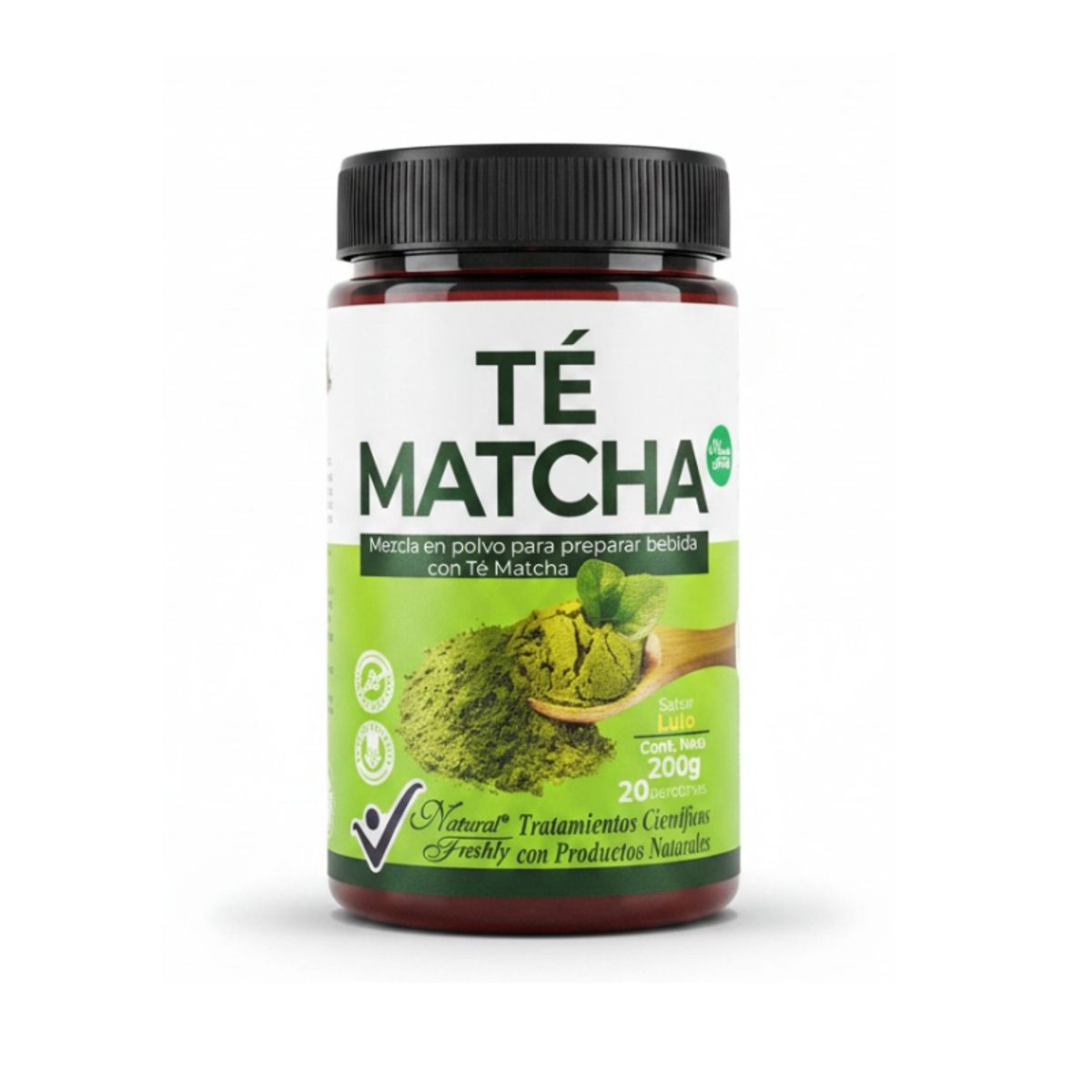 NATURAL FRESHLY - ALIMENTO EN POLVO CON TE-MATCHA X 200 G./ NATURAL FRESHLY